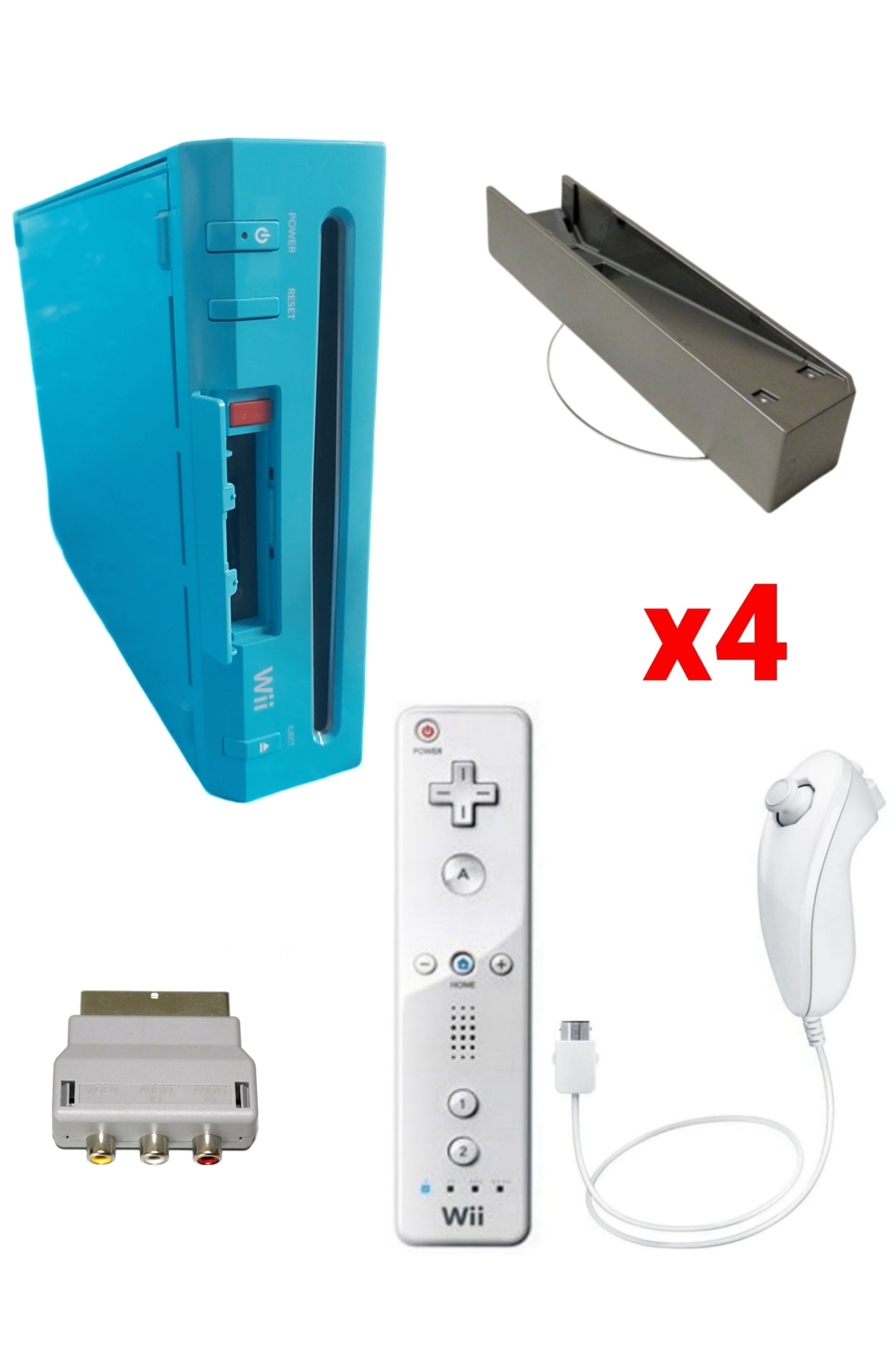 Console Nintendo WII BLEUE (Non Rétro-compatible Gamecube)