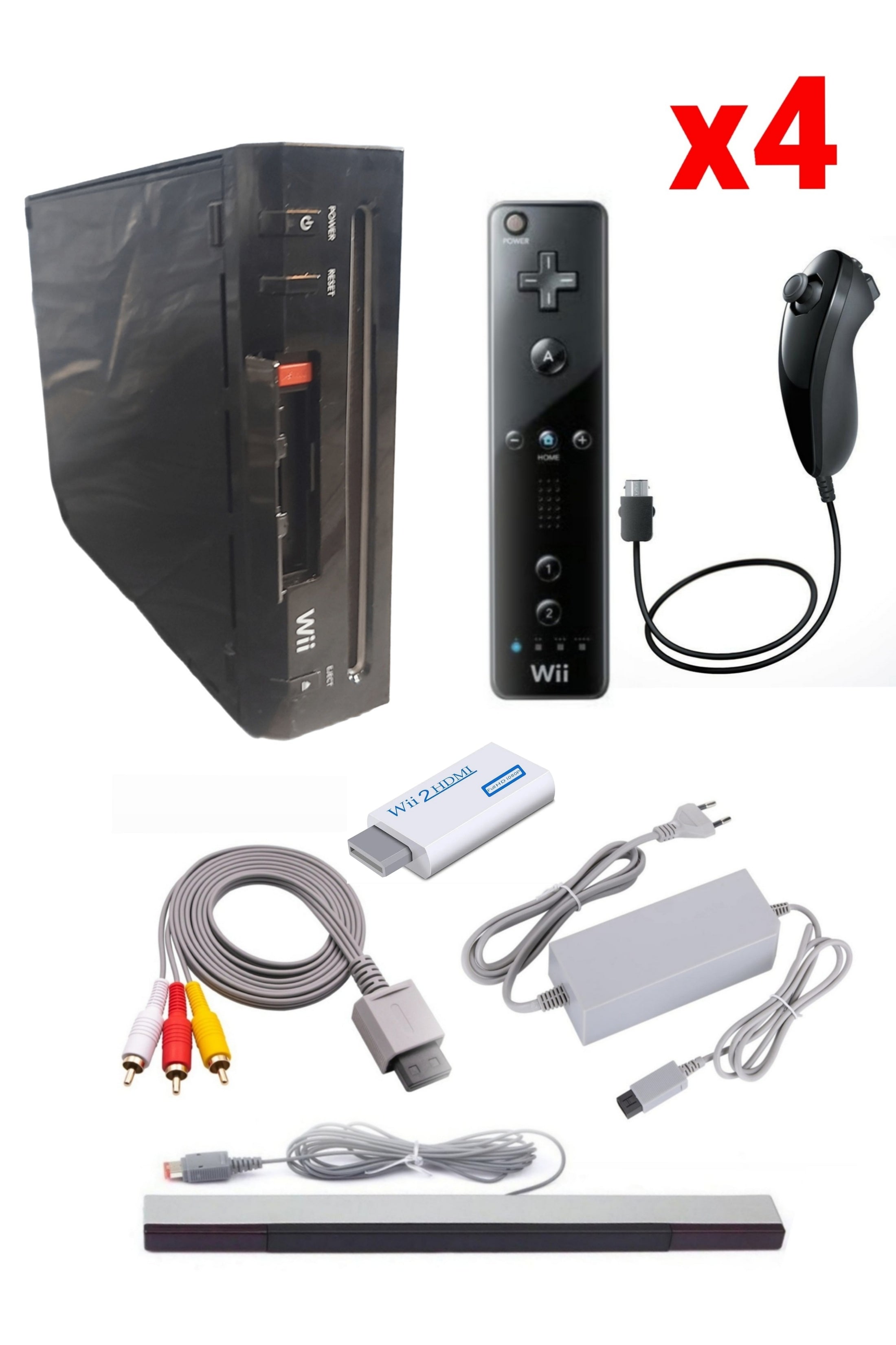 Console Nintendo WII NOIRE (Version non rétro-compatible)