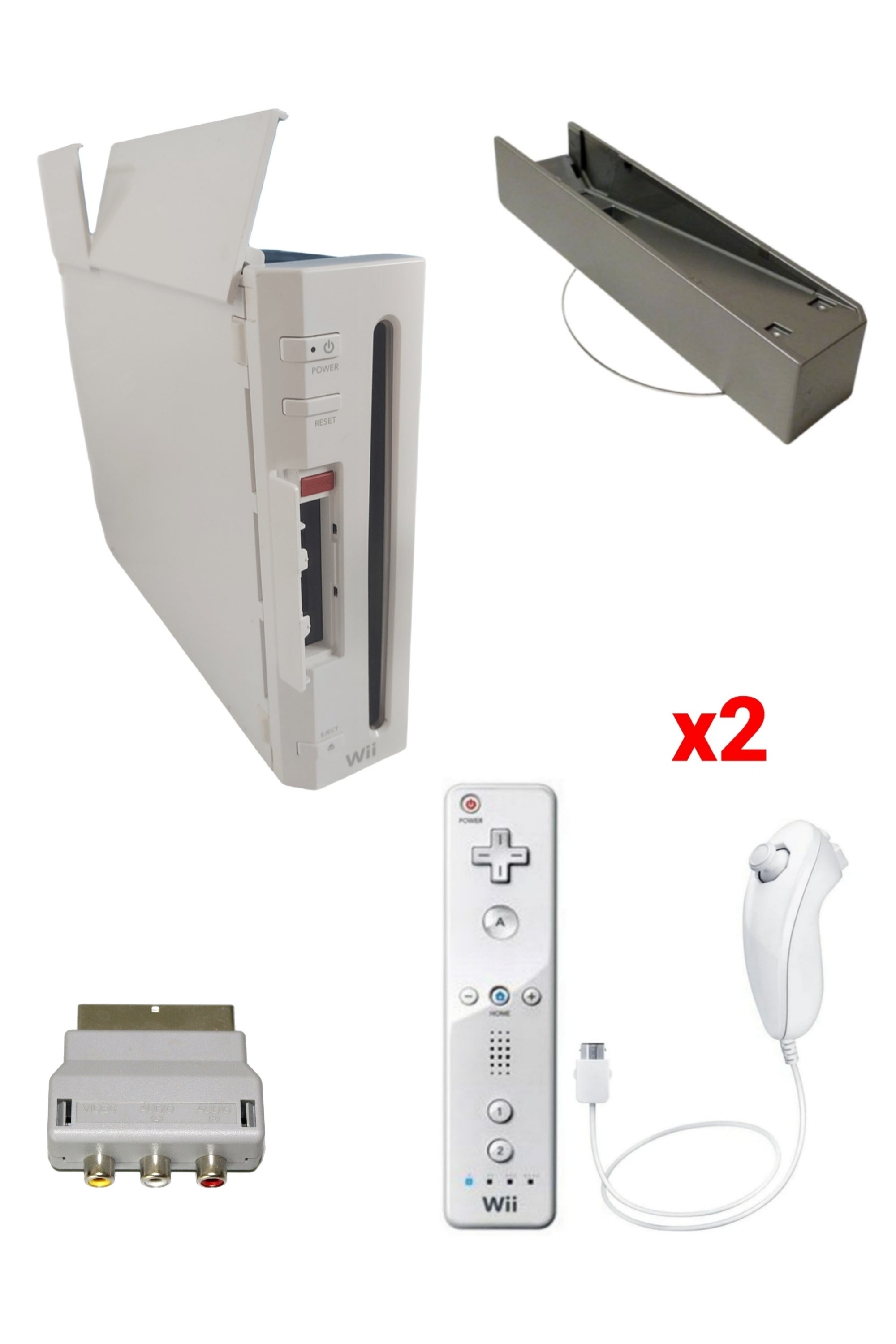 Console Nintendo WII BLANCHE (Version rétro-compatible Gamecube)