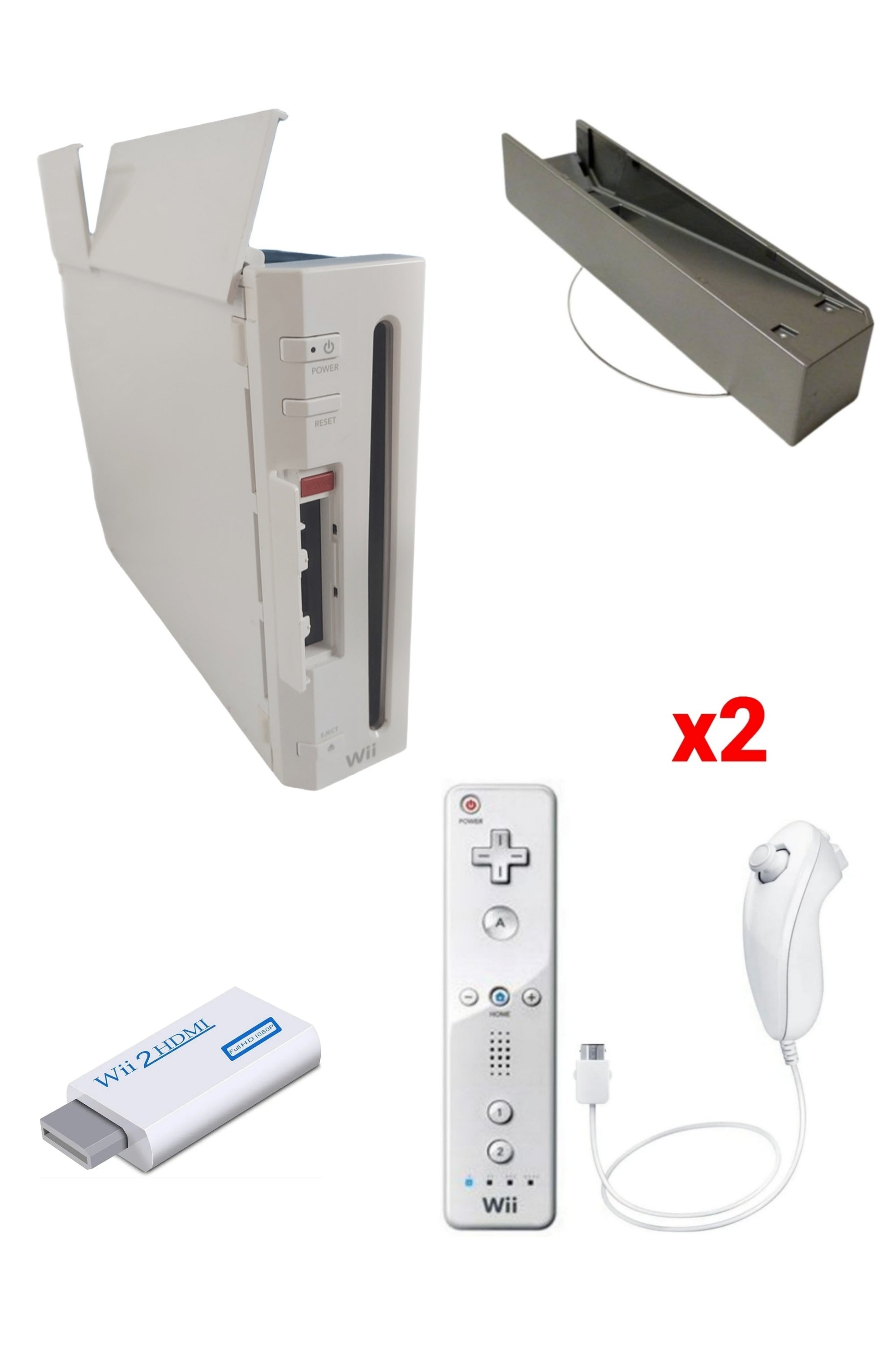 Console Nintendo WII BLANCHE (Version rétro-compatible Gamecube)