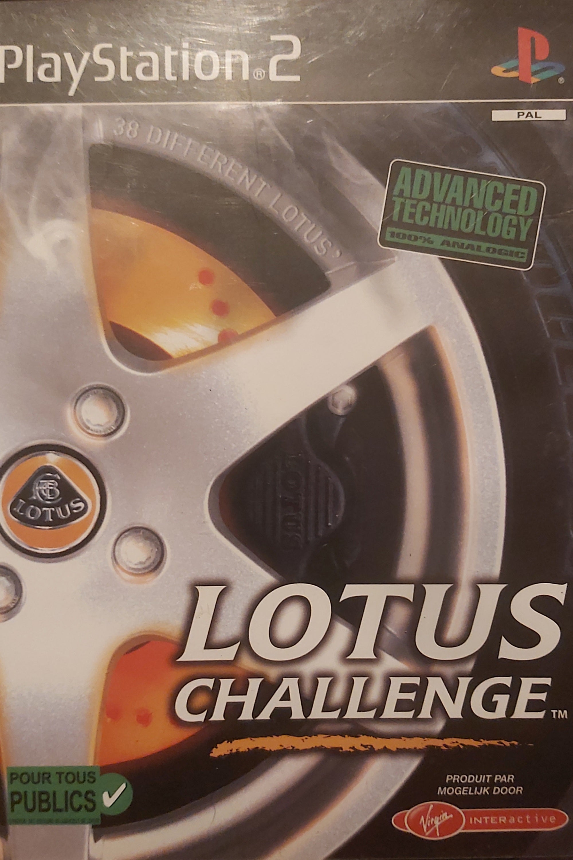 Jeu PS2 - LOTUS CHALLENGE
