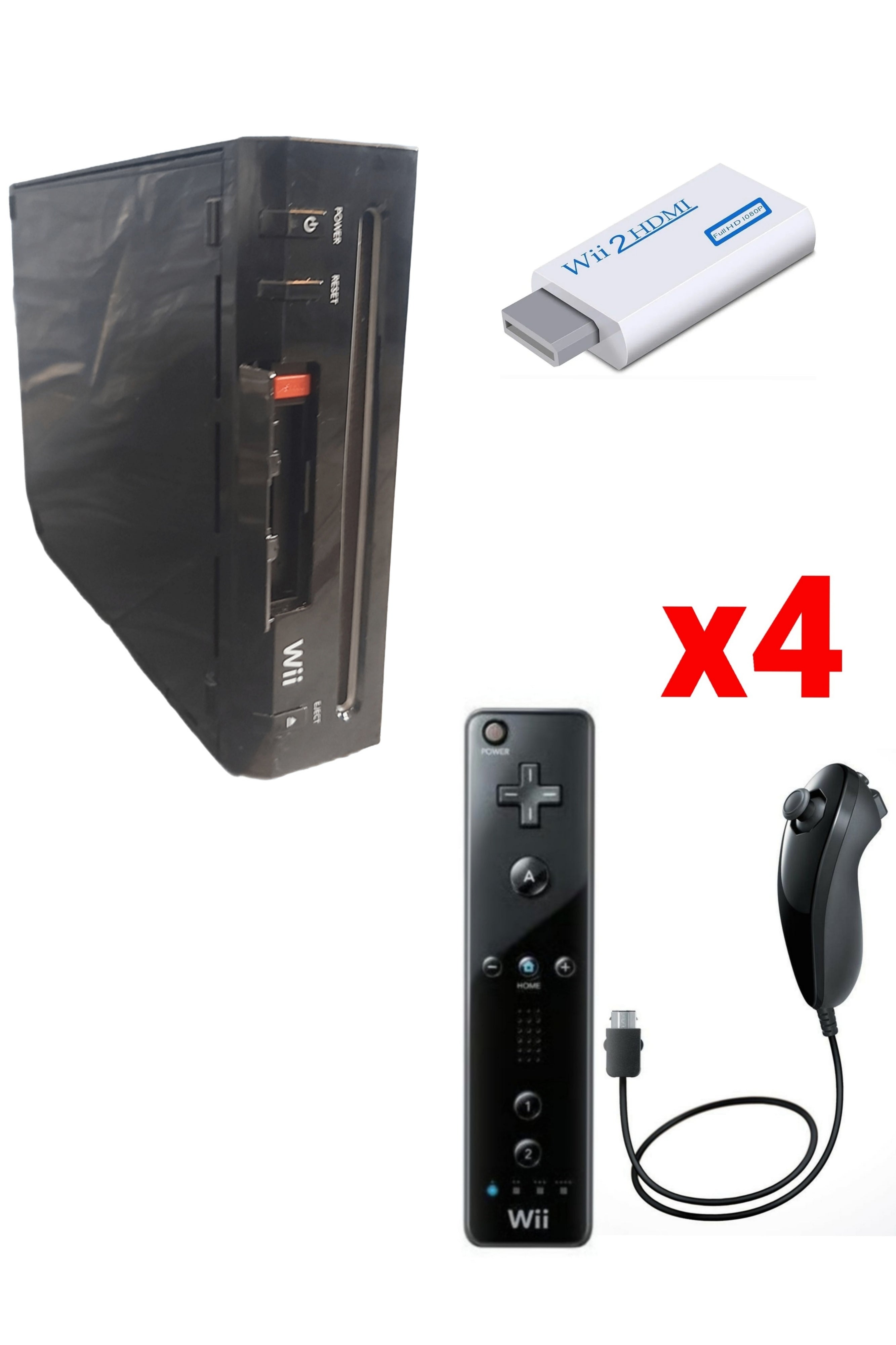 Console Nintendo WII NOIRE (Version non rétro-compatible)