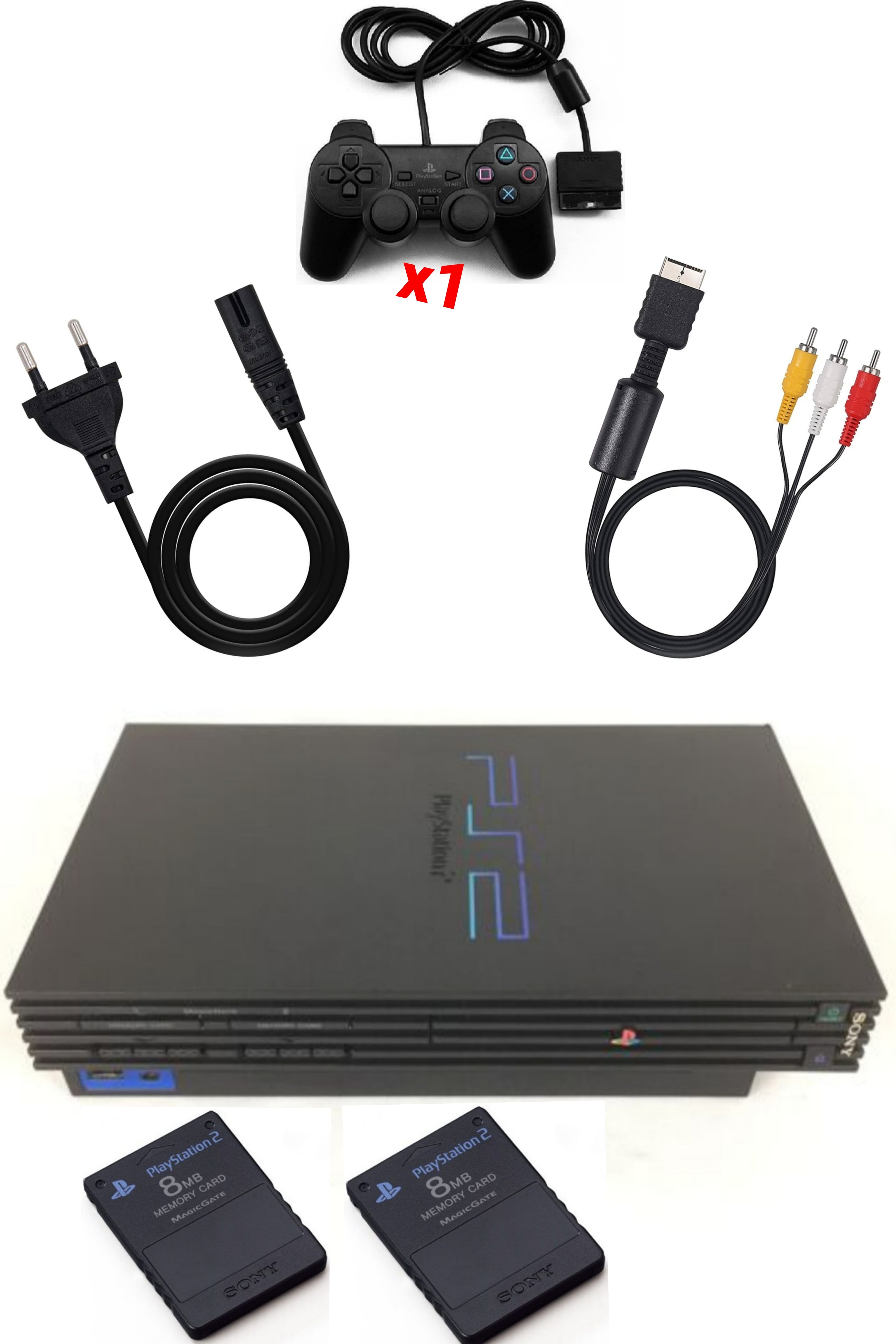 Console PlayStation 2 (PS2) FAT Noire