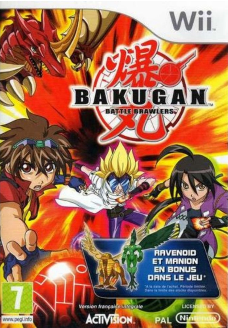 Jeu Wii : BAKUGAN : Battle Brawlers (Édition spéciale : Ravenoid et Manion en Bonus)