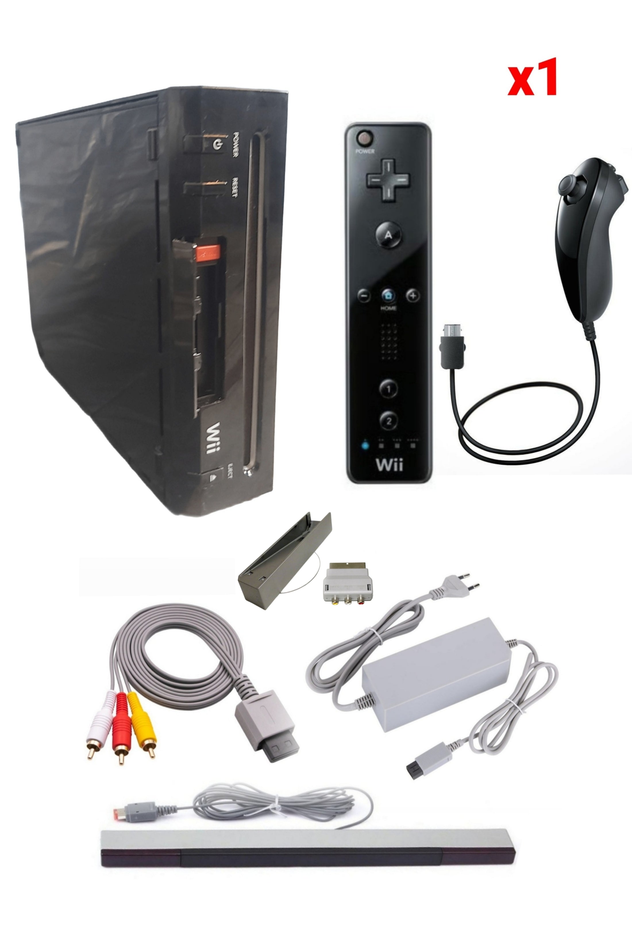 Console Nintendo WII NOIRE (Version non rétro-compatible)