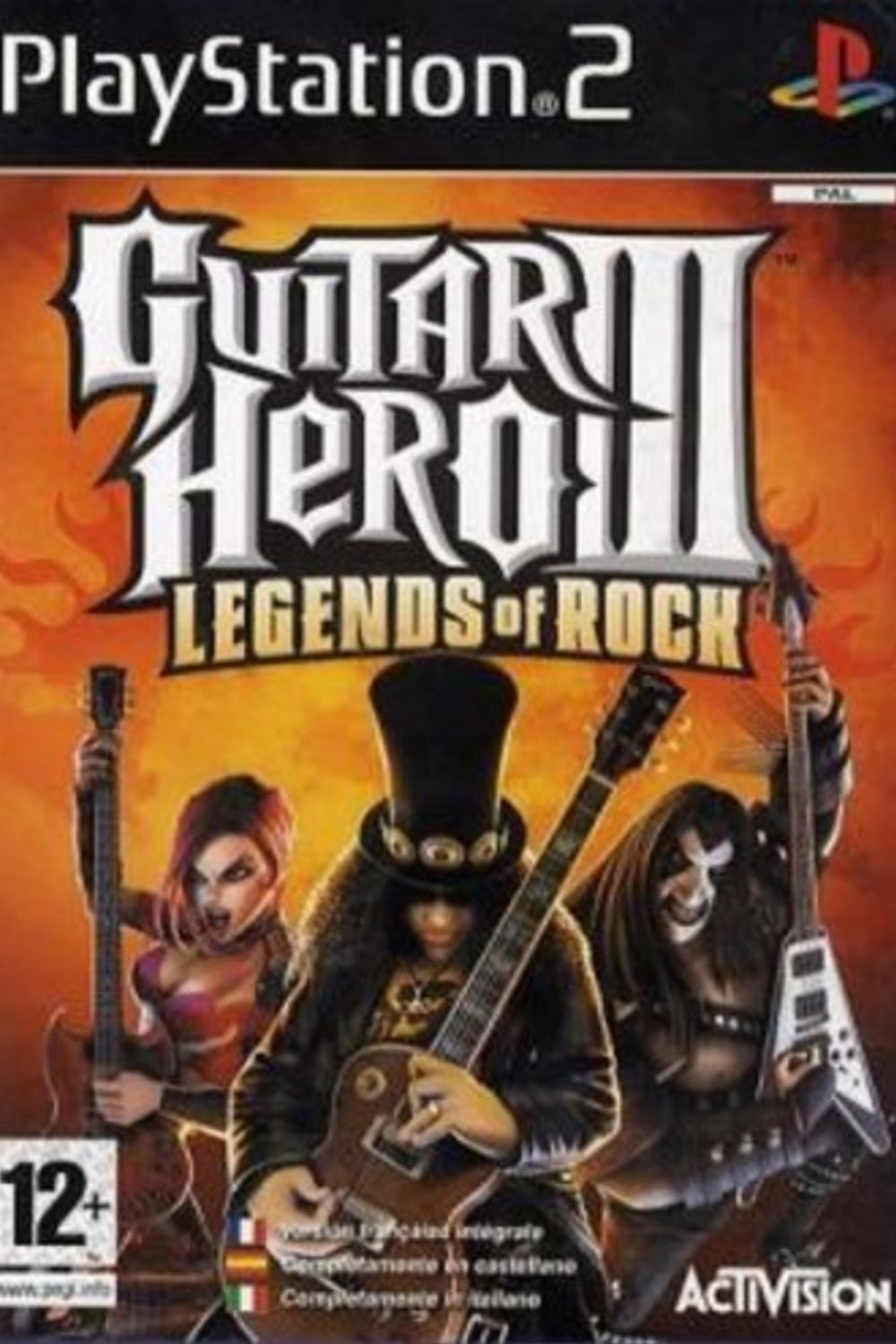 Jeu PS2 - GUITAR HERO 3 : LEGENDS OF ROCK