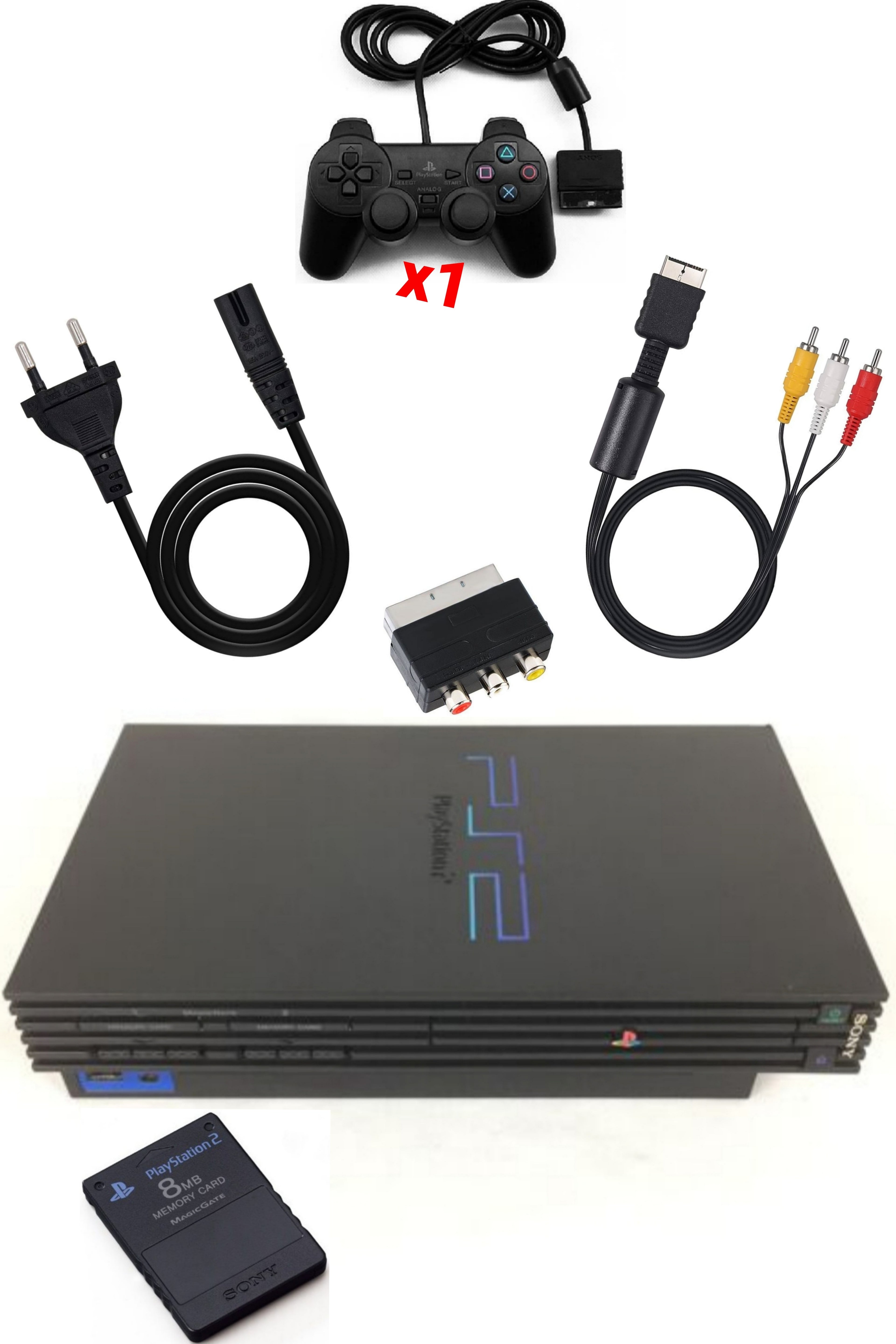 Console PlayStation 2 (PS2) FAT Noire