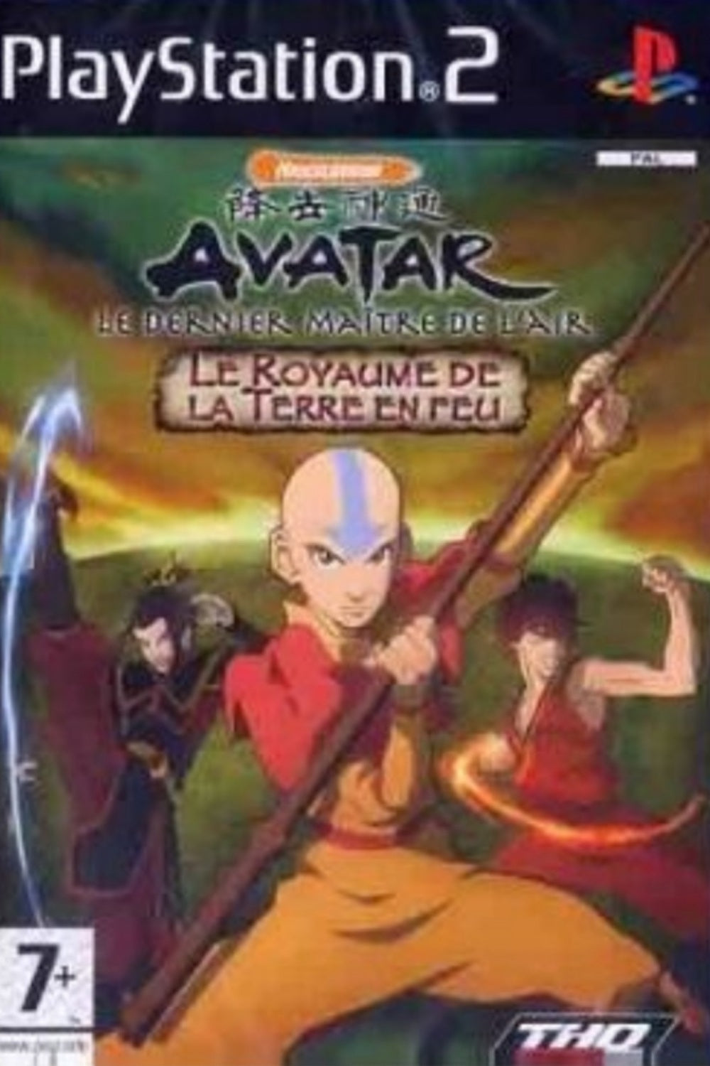 Jeu PS2 - AVATAR , Le Dernier Maître de L'air : LE ROYAUME DE LA TERRE EN FEU