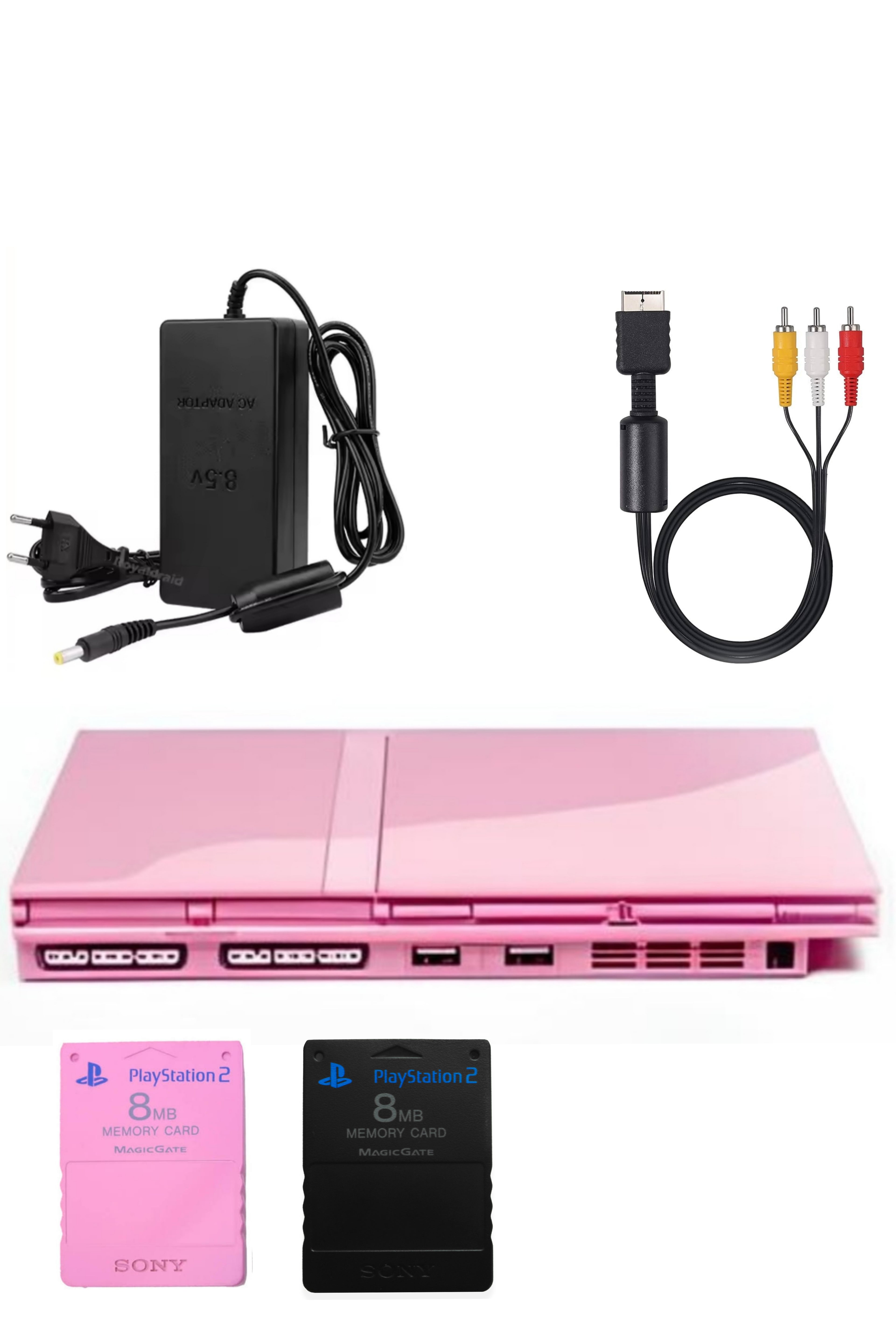 Console PlayStation 2 (PS2) SLIM Rose (Pink)