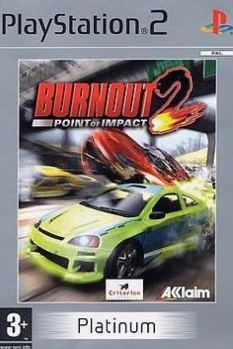 Jeu PS2 - BURNOUT 2 : POINT OF IMPACT (Platinum)
