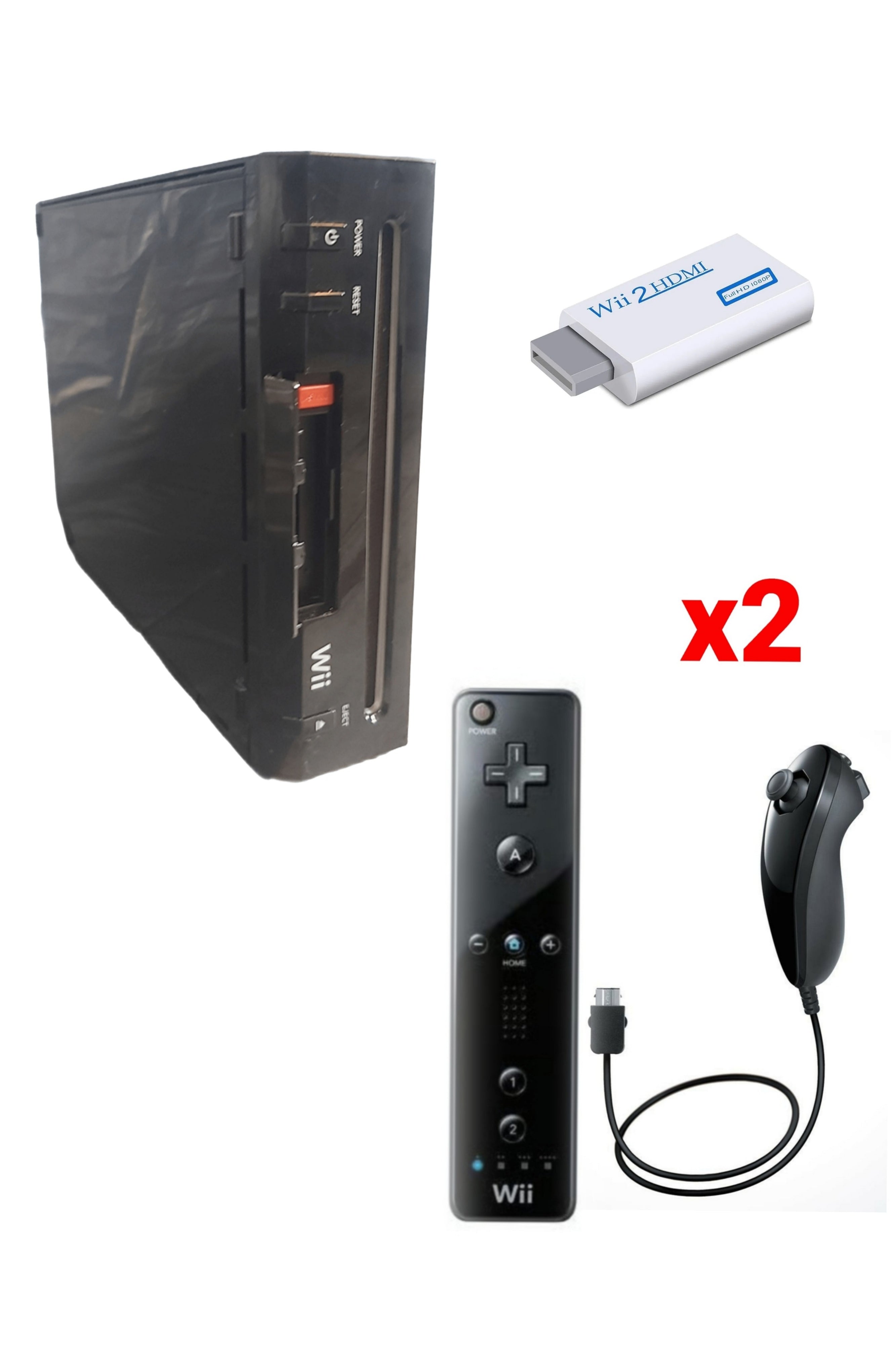 Console Nintendo WII NOIRE (Version non rétro-compatible)