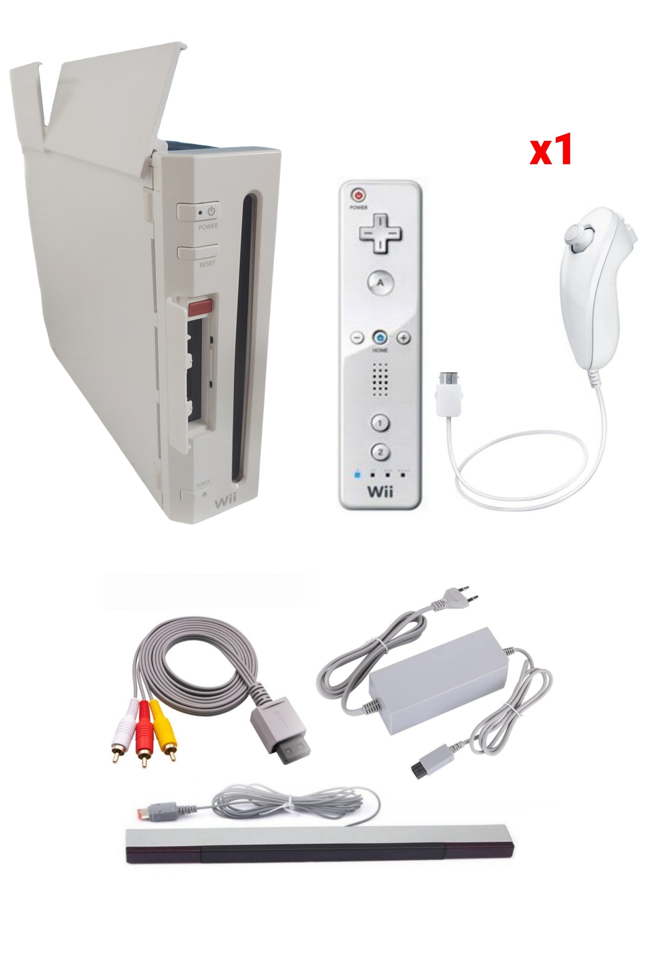 Console Nintendo WII BLANCHE (Version rétro-compatible Gamecube)