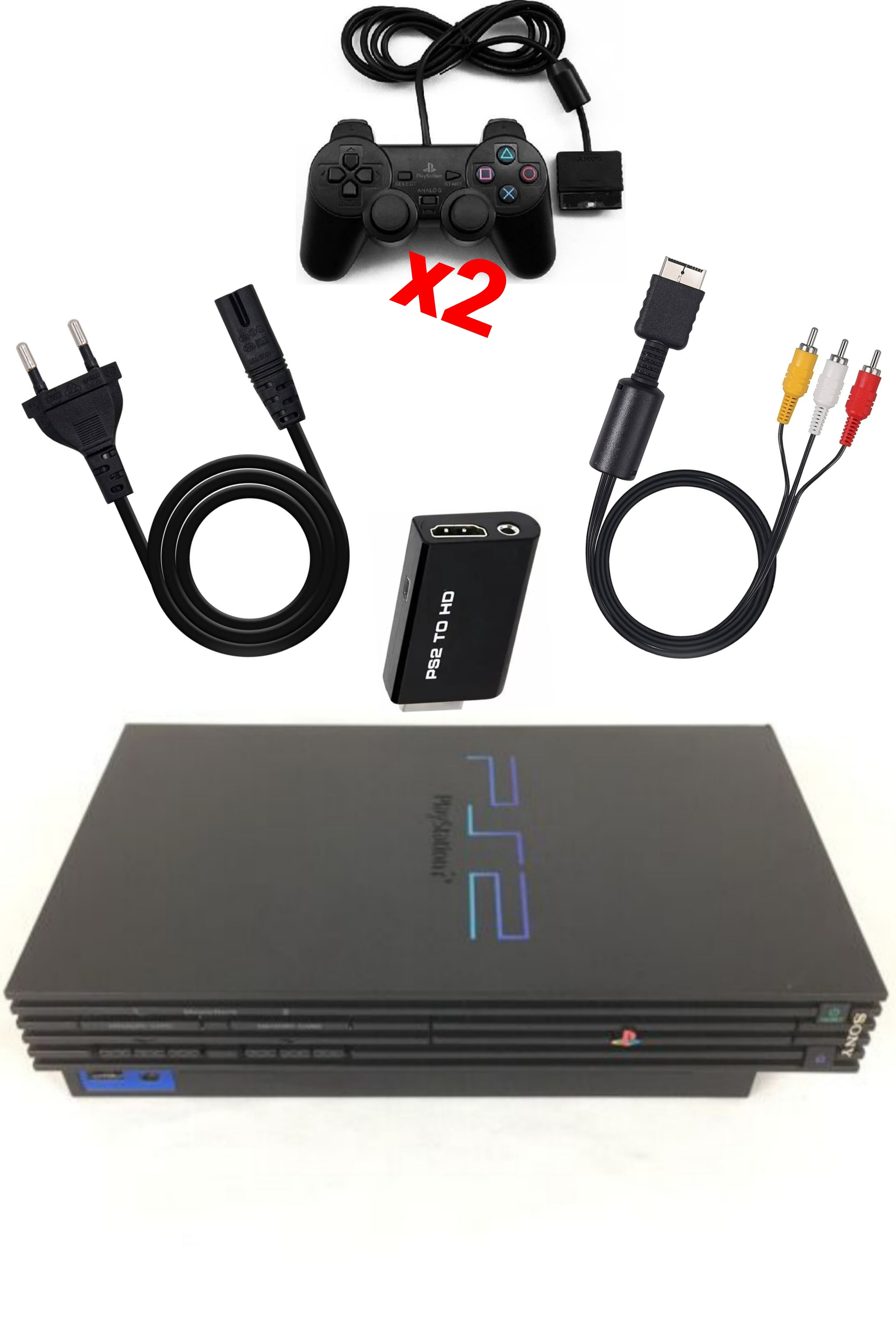 Console PlayStation 2 (PS2) FAT Noire