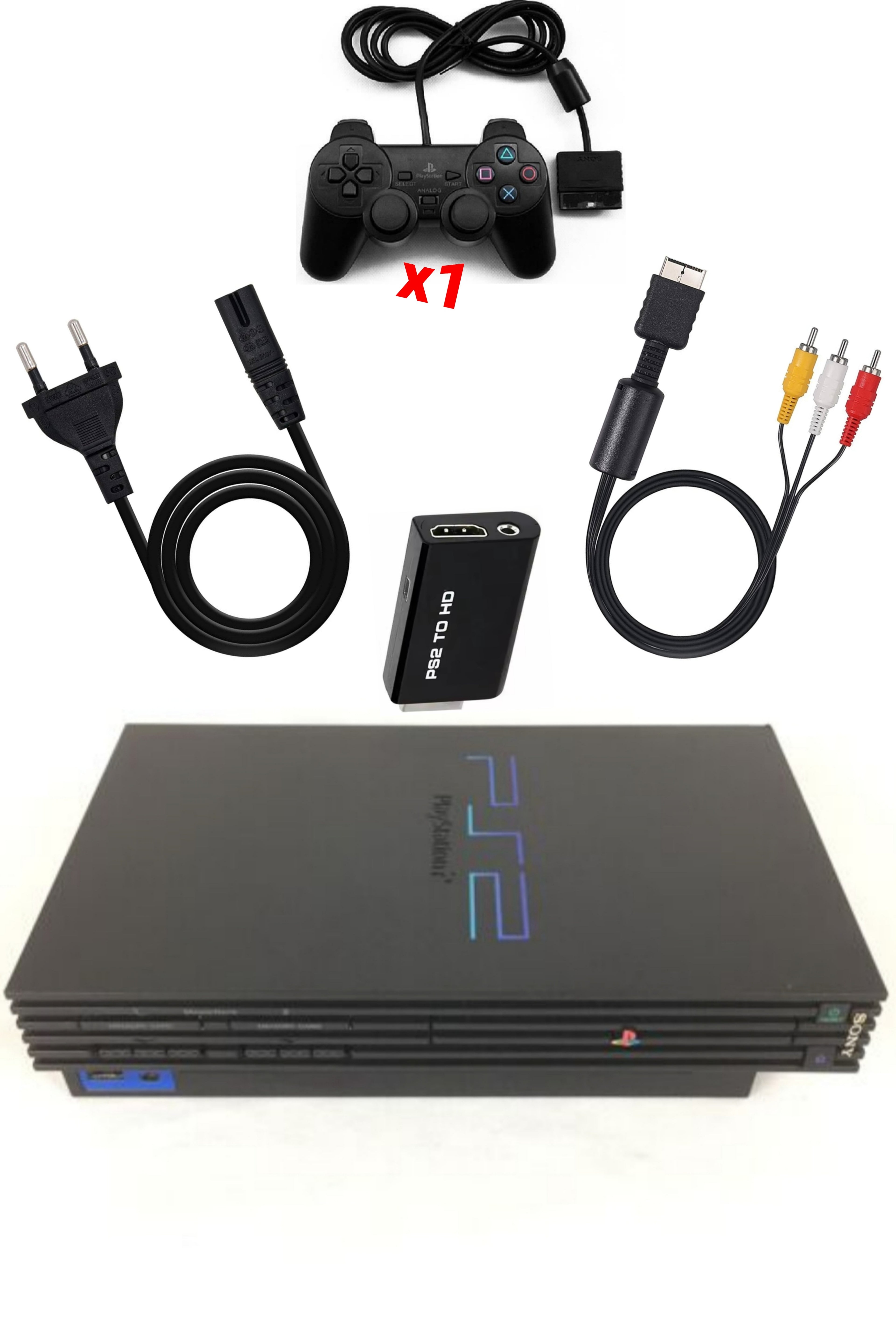 Console PlayStation 2 (PS2) FAT Noire