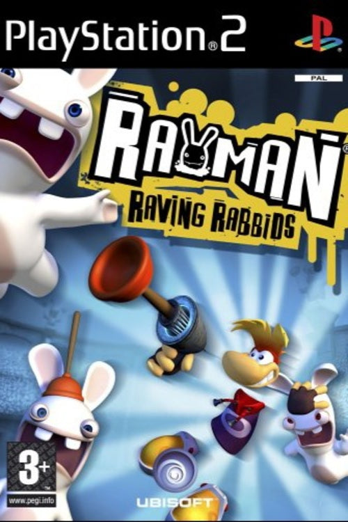 Jeu PS2 - RAYMAN CONTRE LES LAPINS CRÉTINS (Néerlandais/Français)