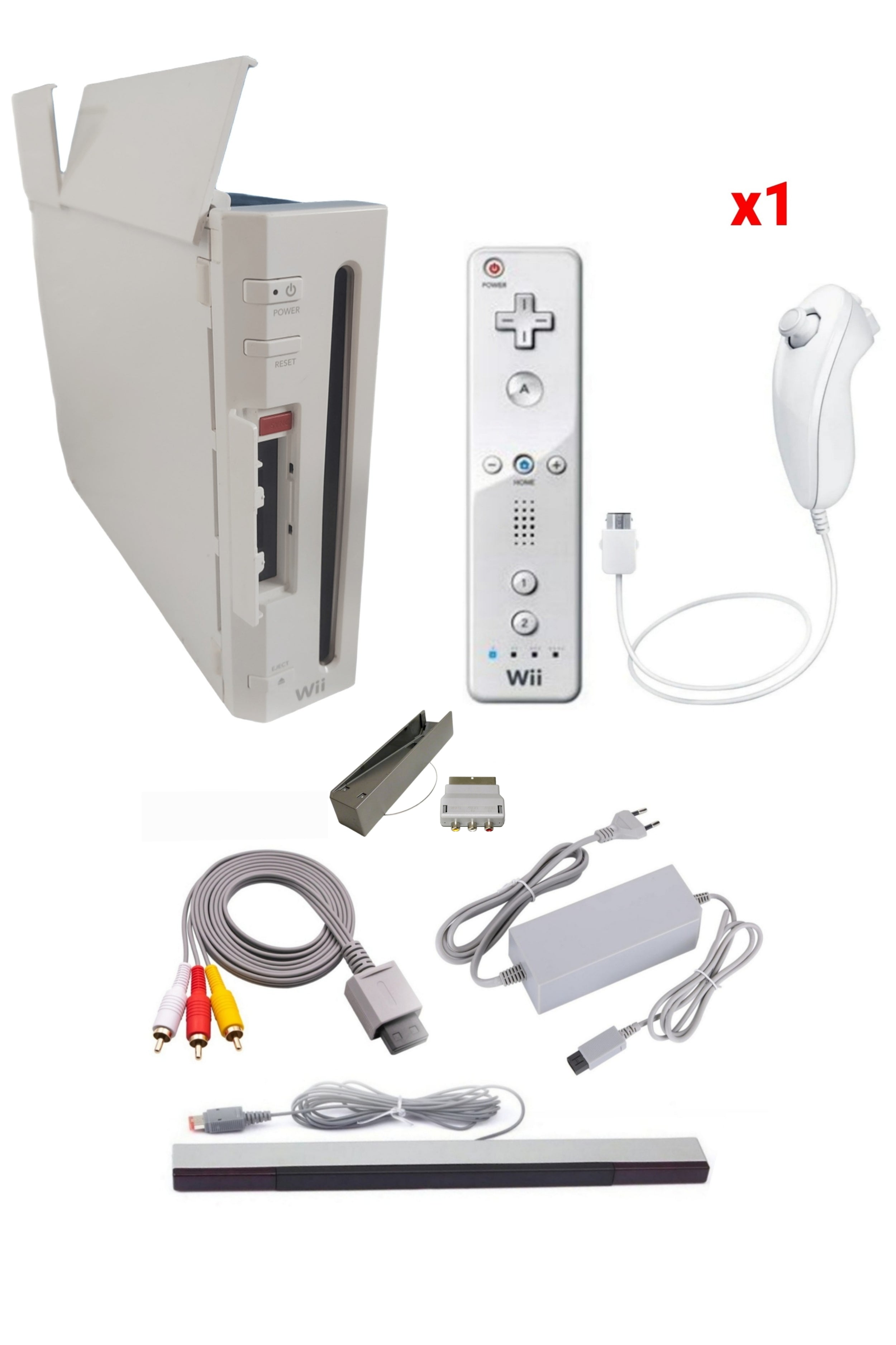 Console Nintendo WII BLANCHE (Version rétro-compatible Gamecube)