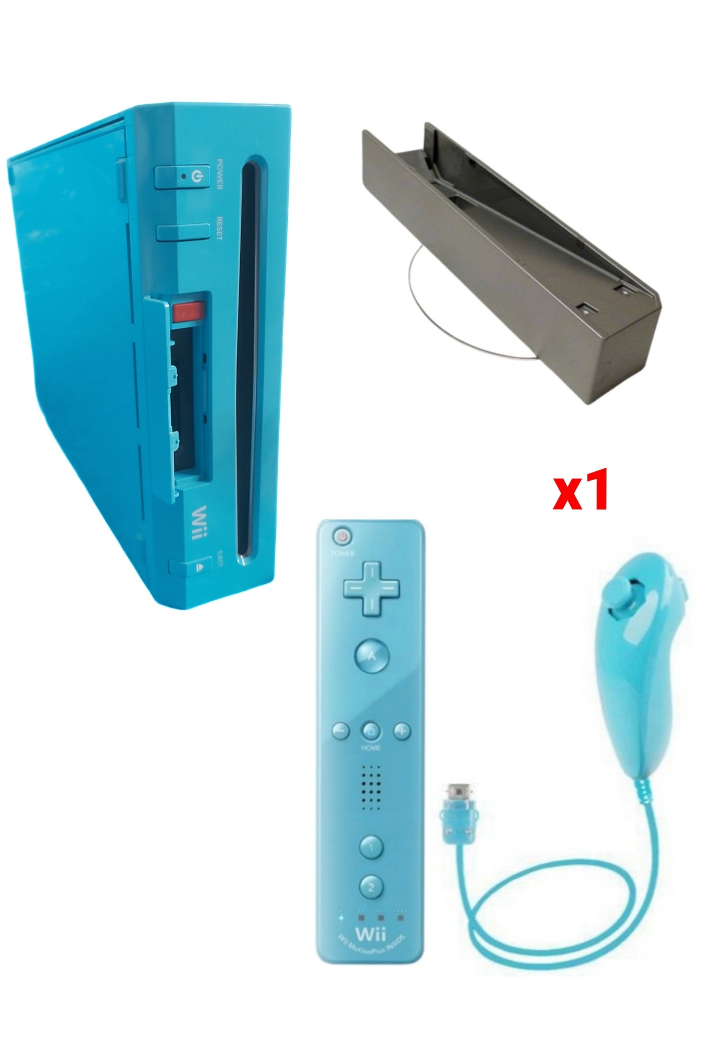 Console Nintendo WII BLEUE (Non Rétro-compatible Gamecube)