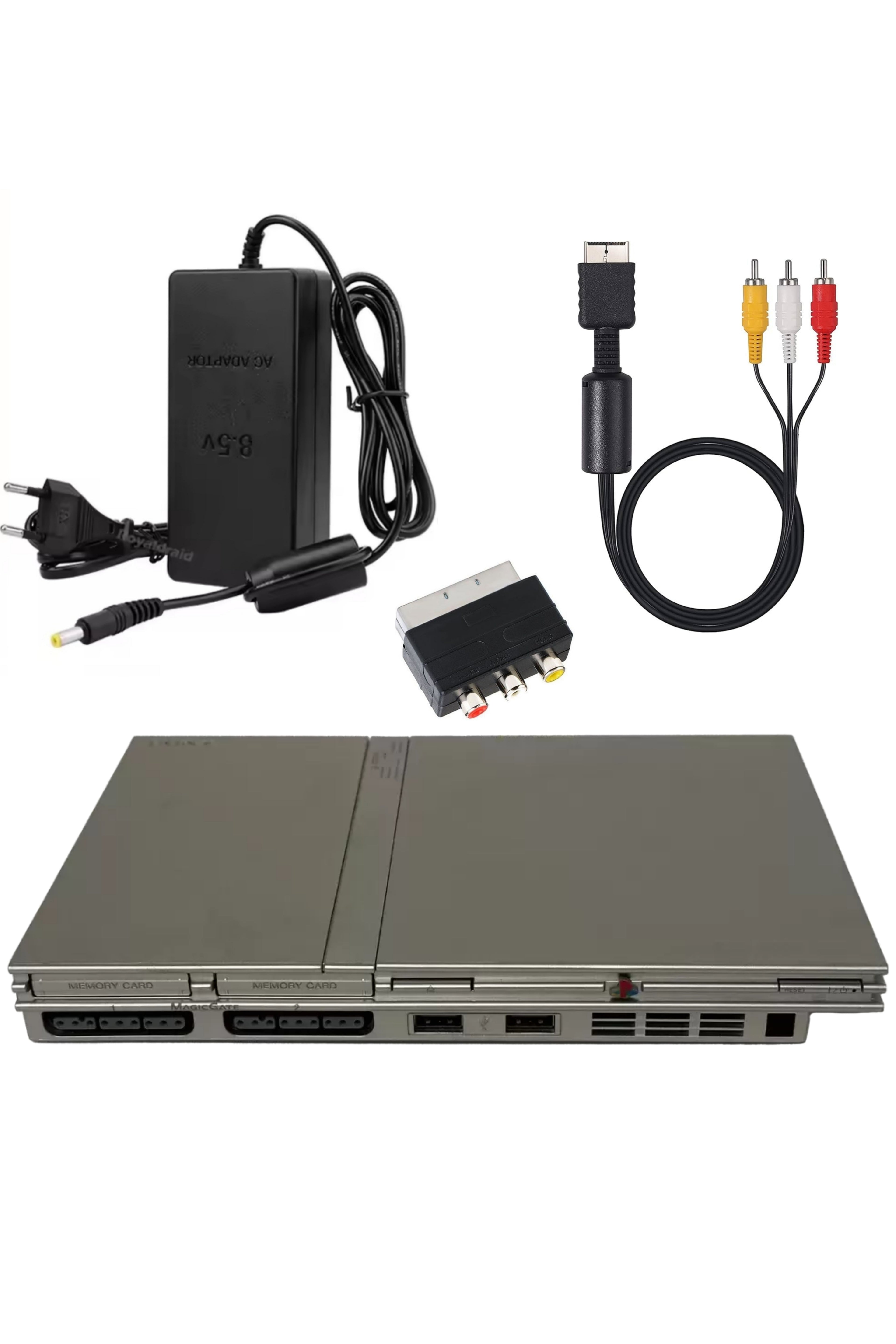Console PlayStation 2 (PS2) SLIM Grise (Silver)