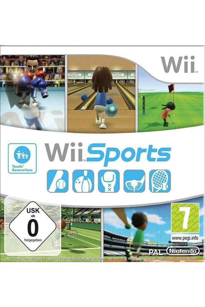 Jeu Wii - WII SPORTS (Jaquette Carrée)