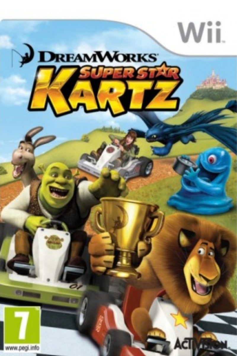 Jeu Wii - DREAMWORKS SUPER STAR KARTZ