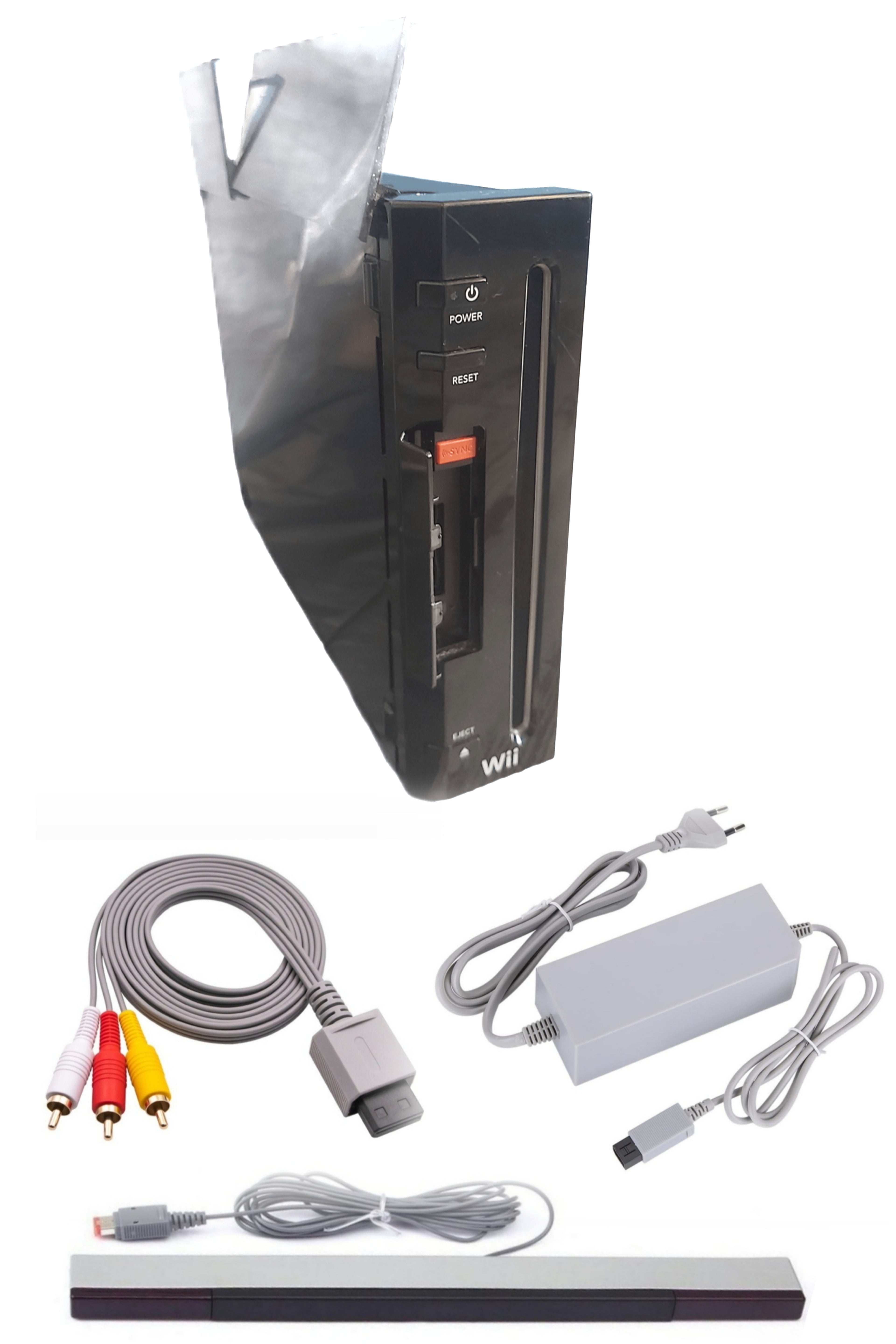 Console Nintendo WII NOIRE (Version rétro-compatible Gamecube)