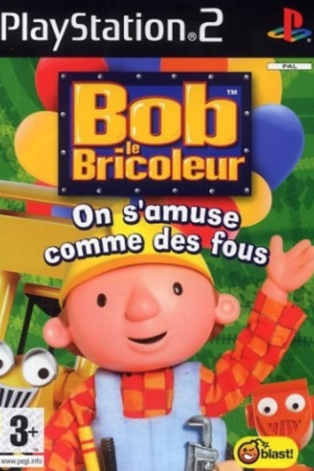 Jeu PS2 - BOB LE BRICOLEUR : ON S'AMUSE COMME DES FOUS