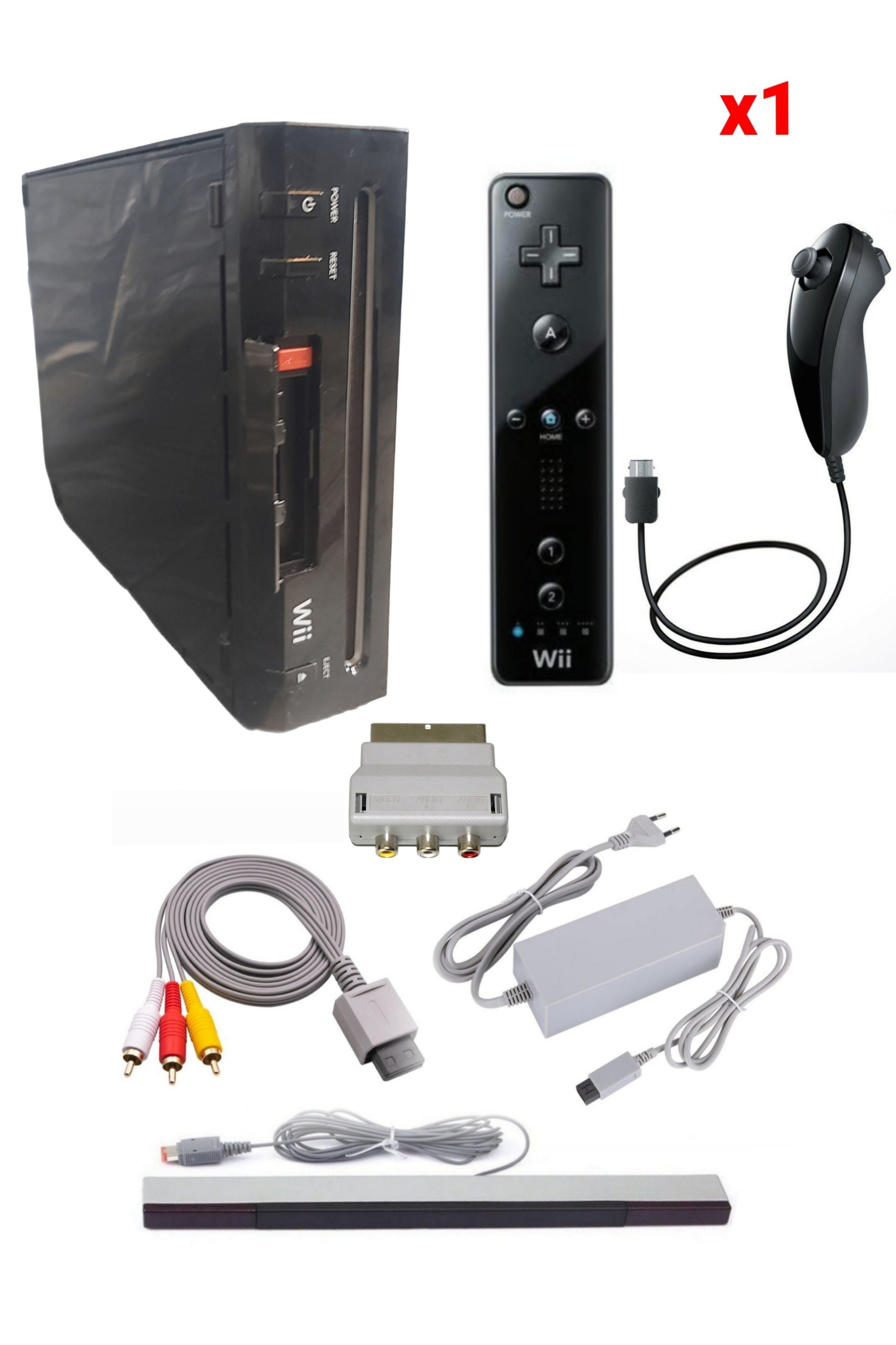 Console Nintendo WII NOIRE (Version non rétro-compatible)