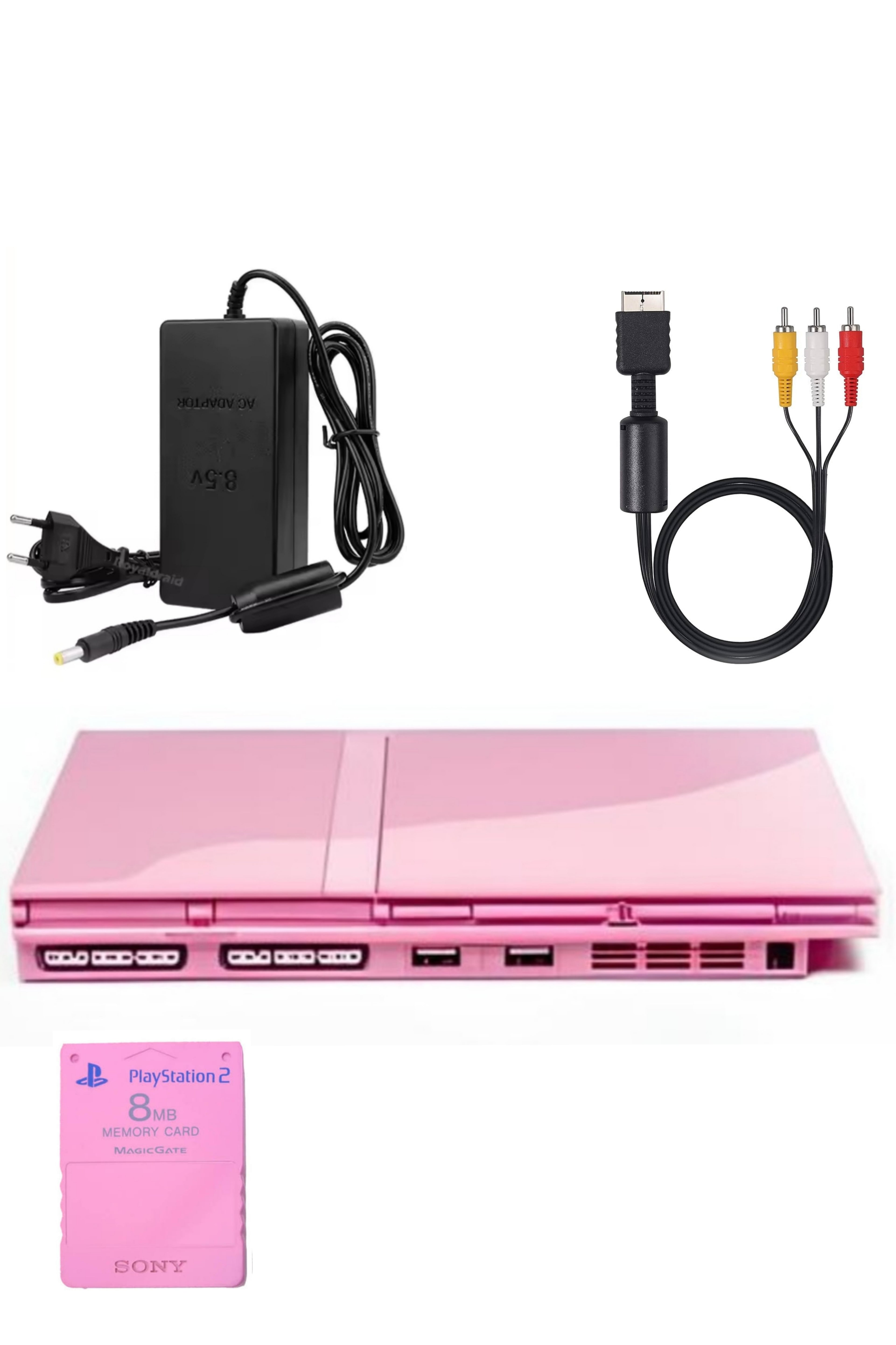 Console PlayStation 2 (PS2) SLIM Rose (Pink)