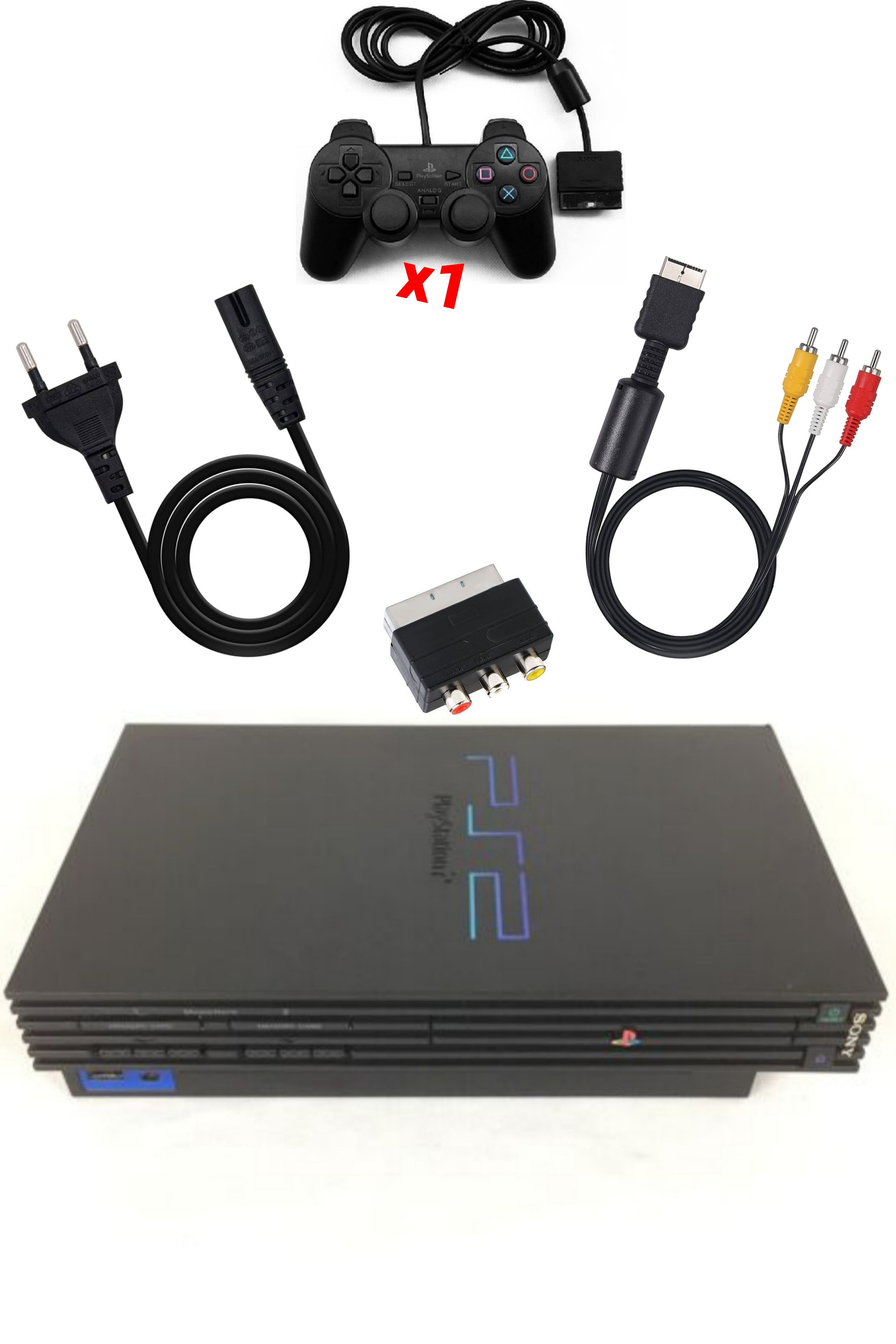 Console PlayStation 2 (PS2) FAT Noire