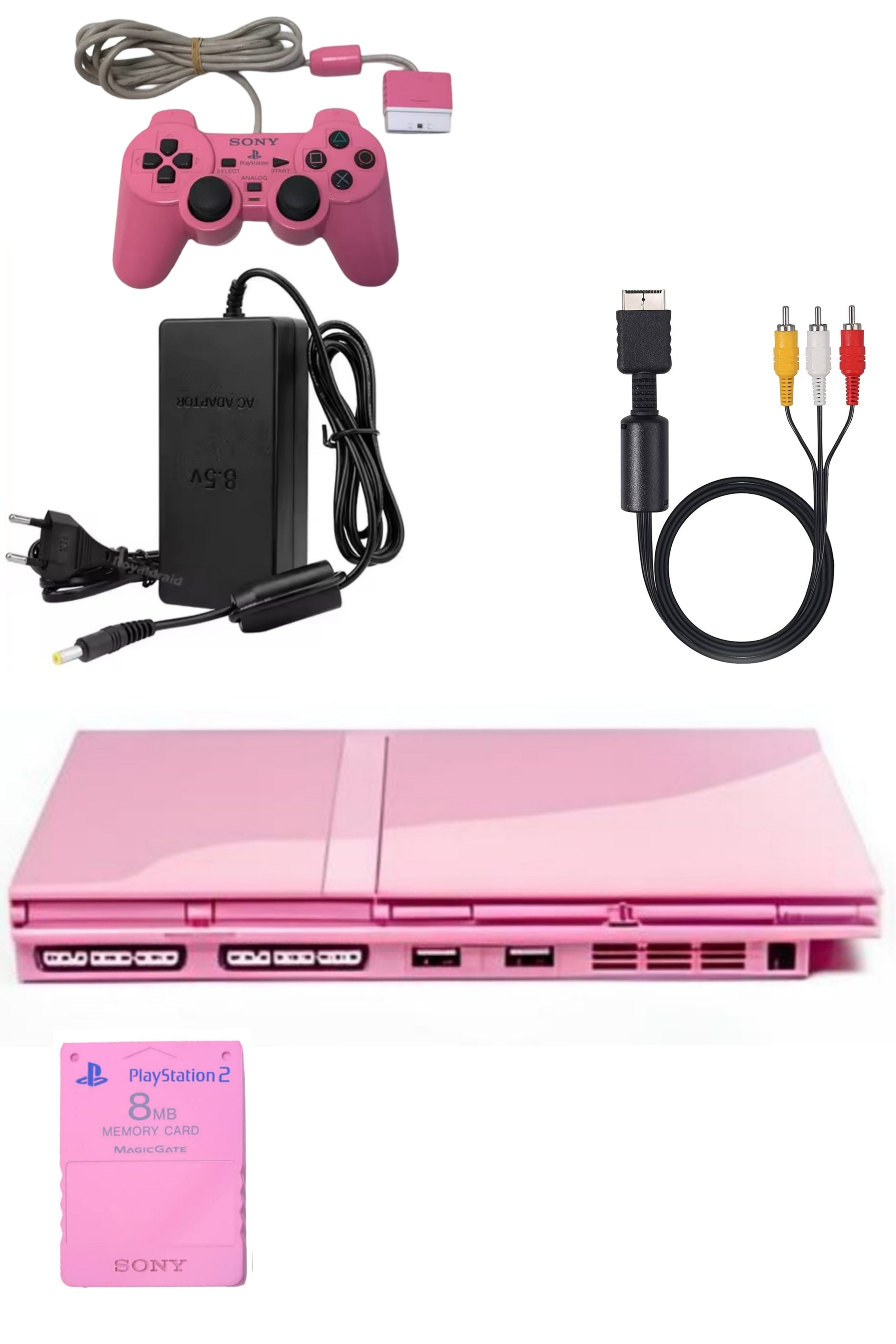 Console PlayStation 2 (PS2) SLIM Rose (Pink)