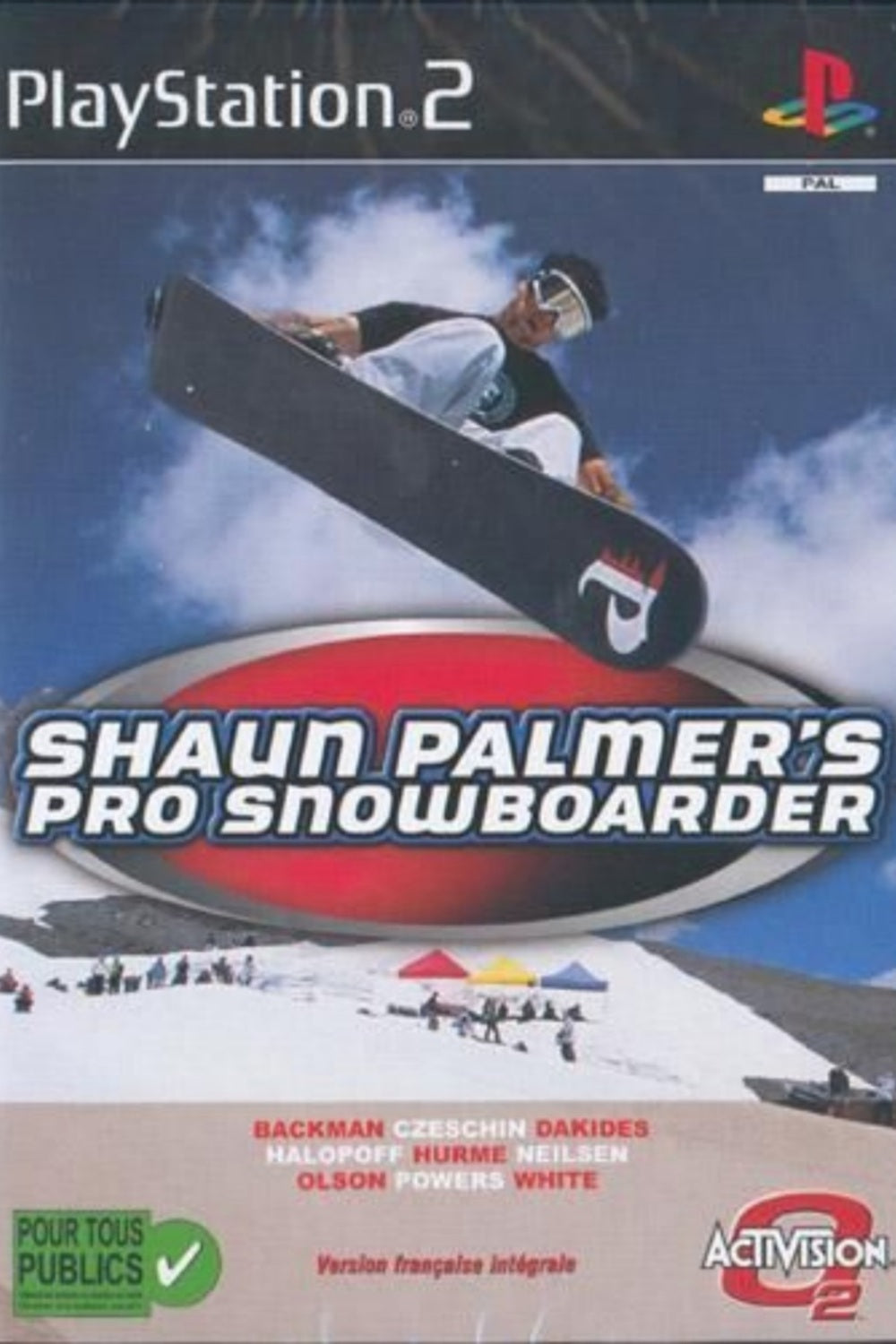 Jeu PS2 - SHAUN PALMER'S PRO SNOWBOARDER