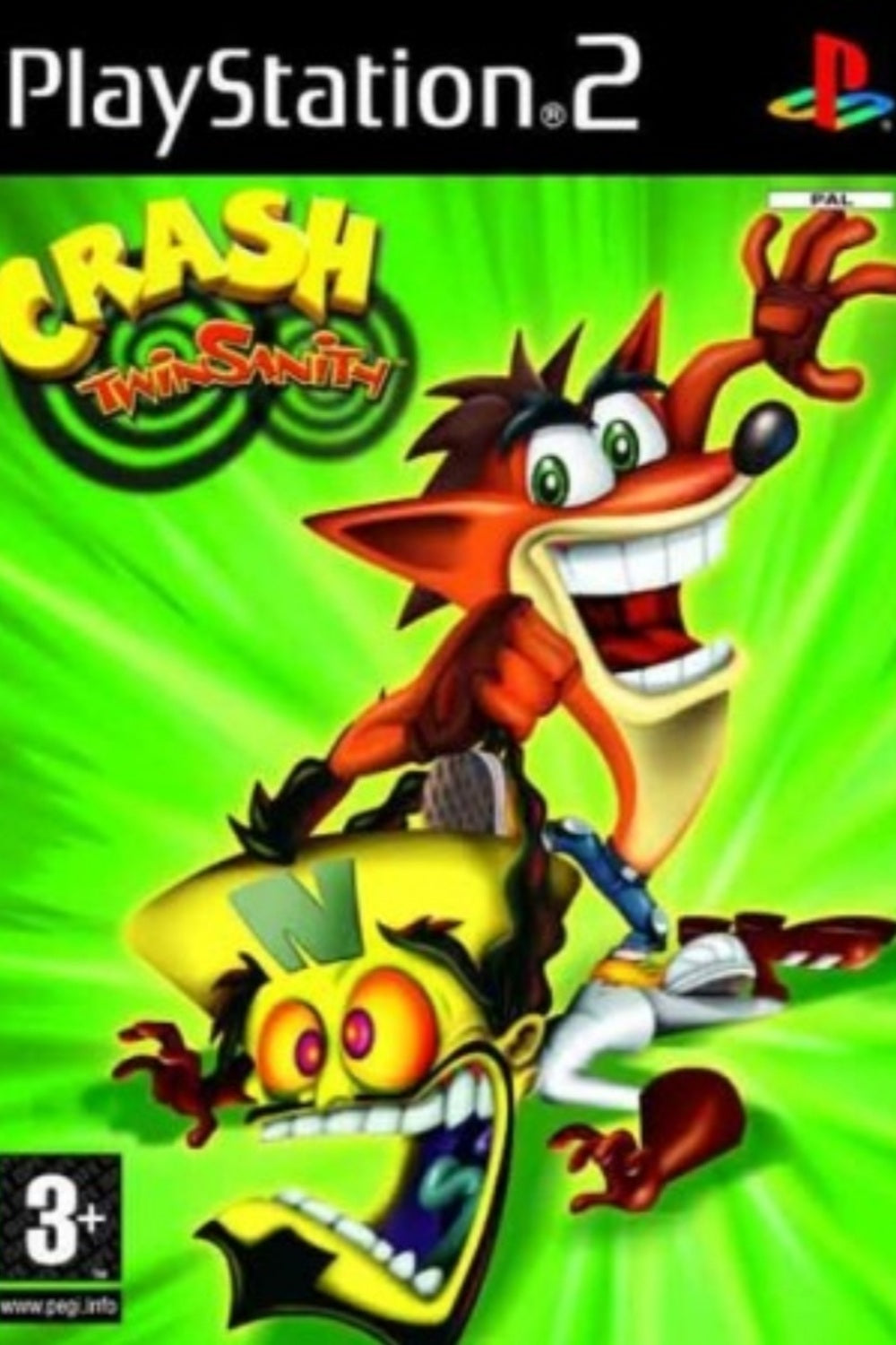 Jeu PS2 - CRASH BANDICOOT : TWINSANITY