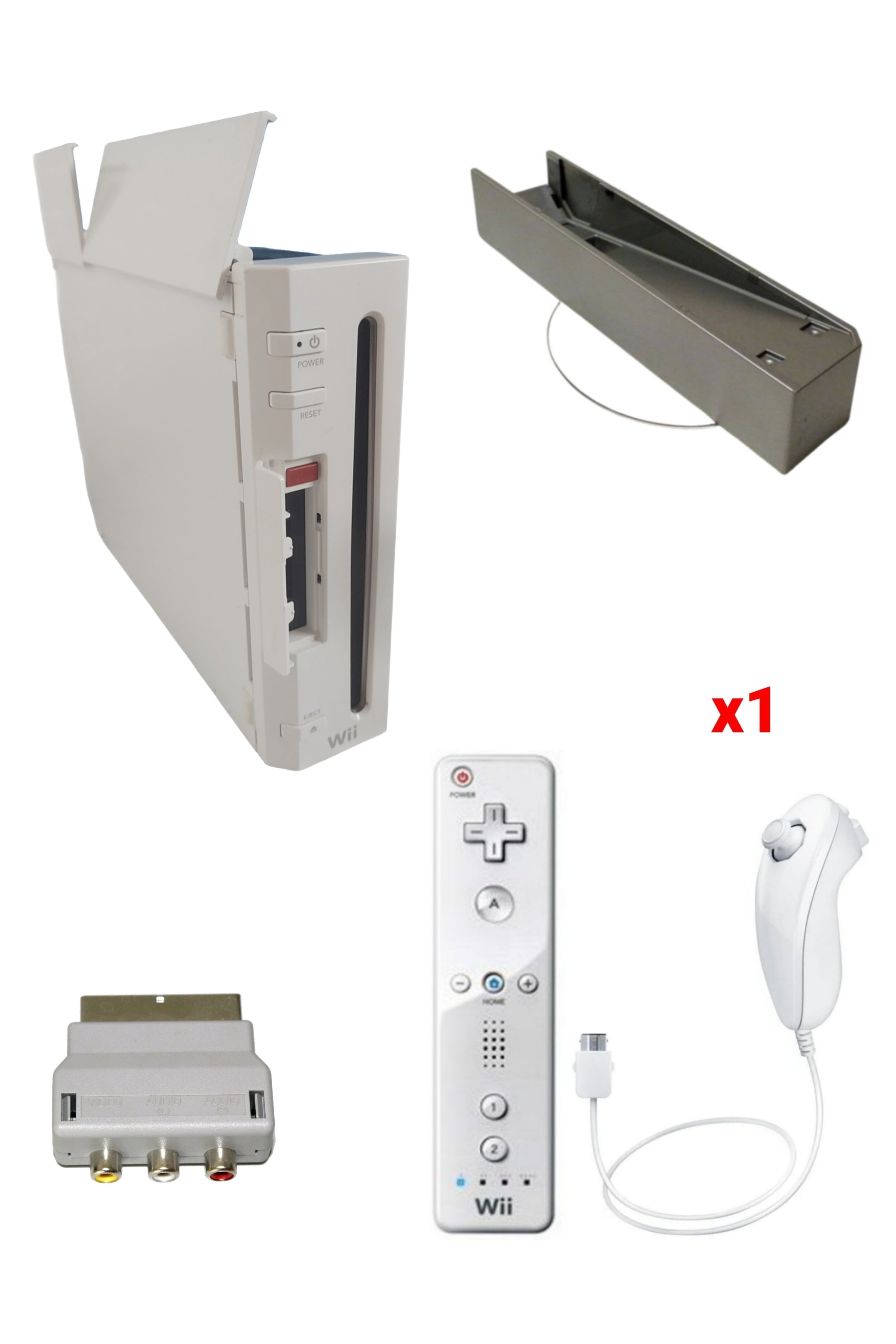 Console Nintendo WII BLANCHE (Version rétro-compatible Gamecube)