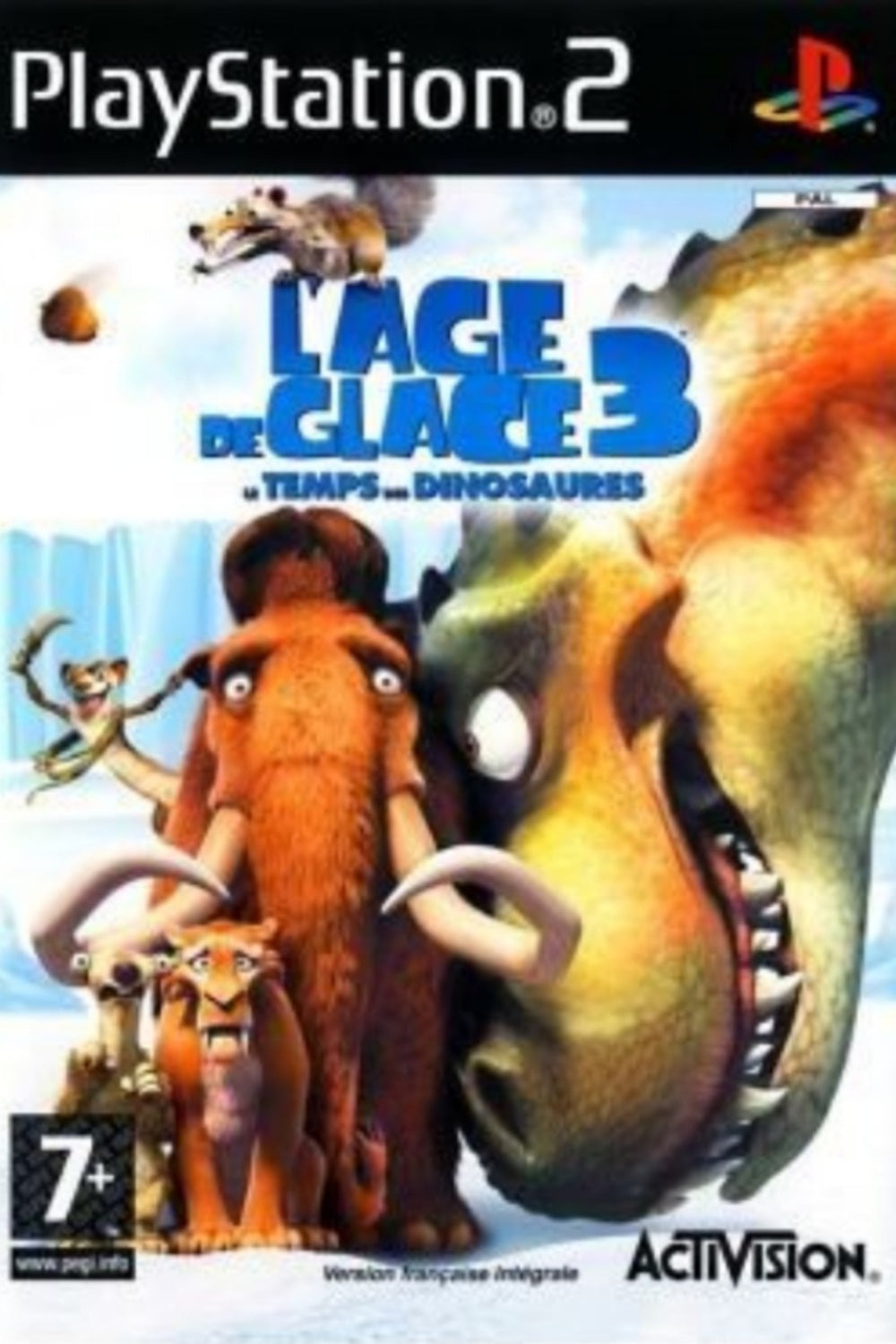 Jeu PS2 - L'ÂGE DE GLACE 3 : Le Temps Des Dinosaures
