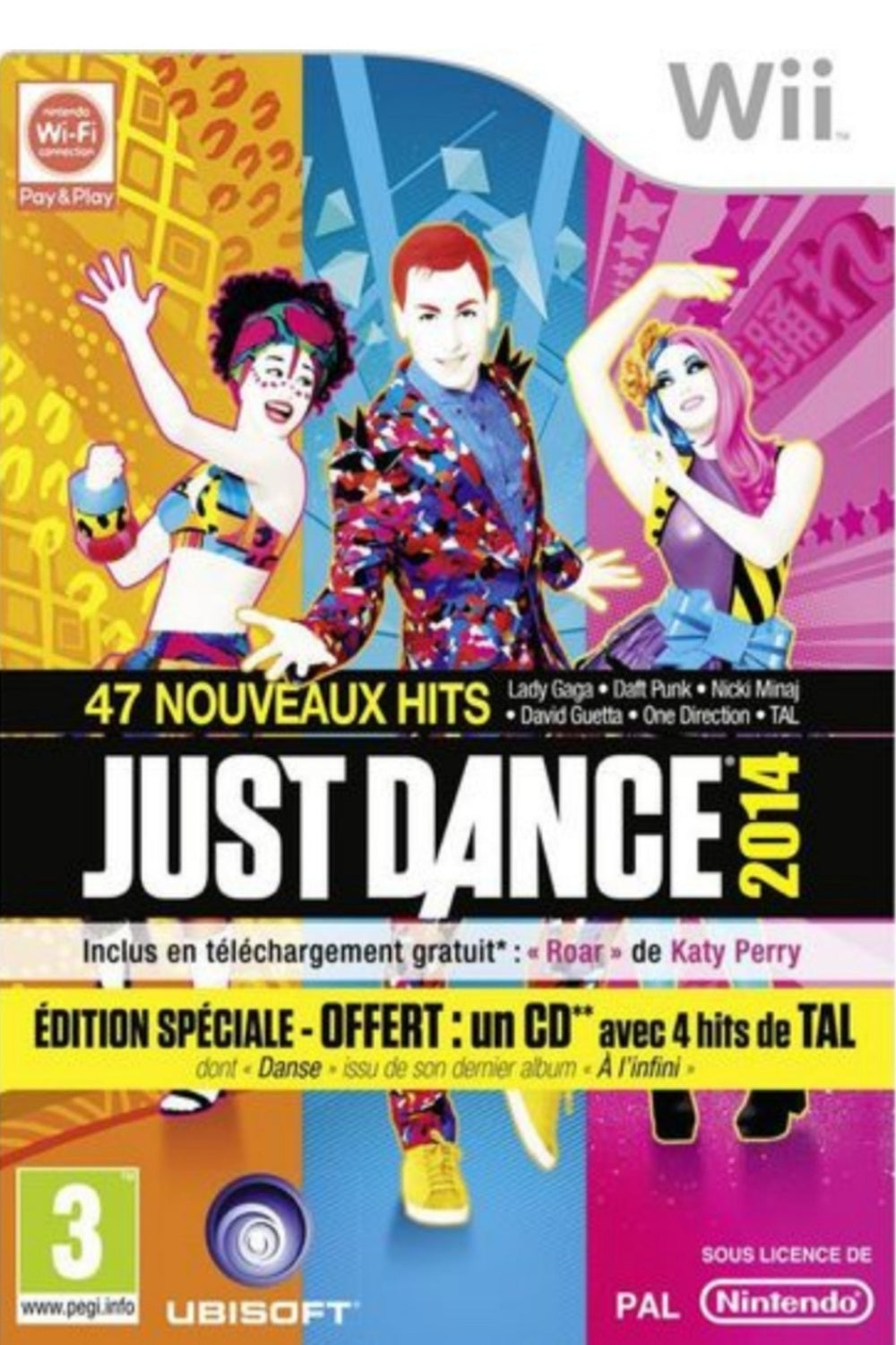 Jeu Wii - JUST DANCE 2014 (Édition spéciale : 1 CD de TAL offert)