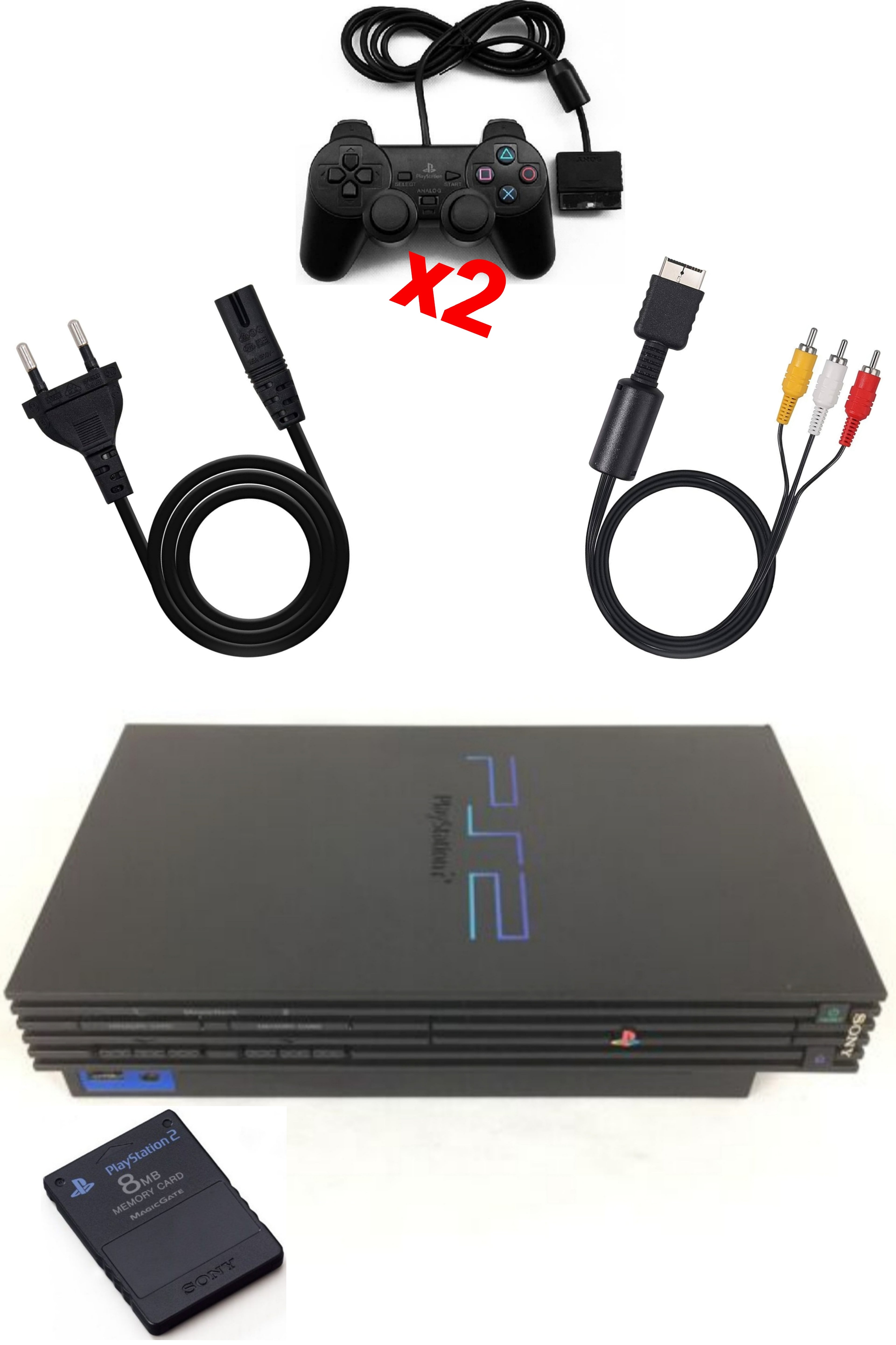 Console PlayStation 2 (PS2) FAT Noire