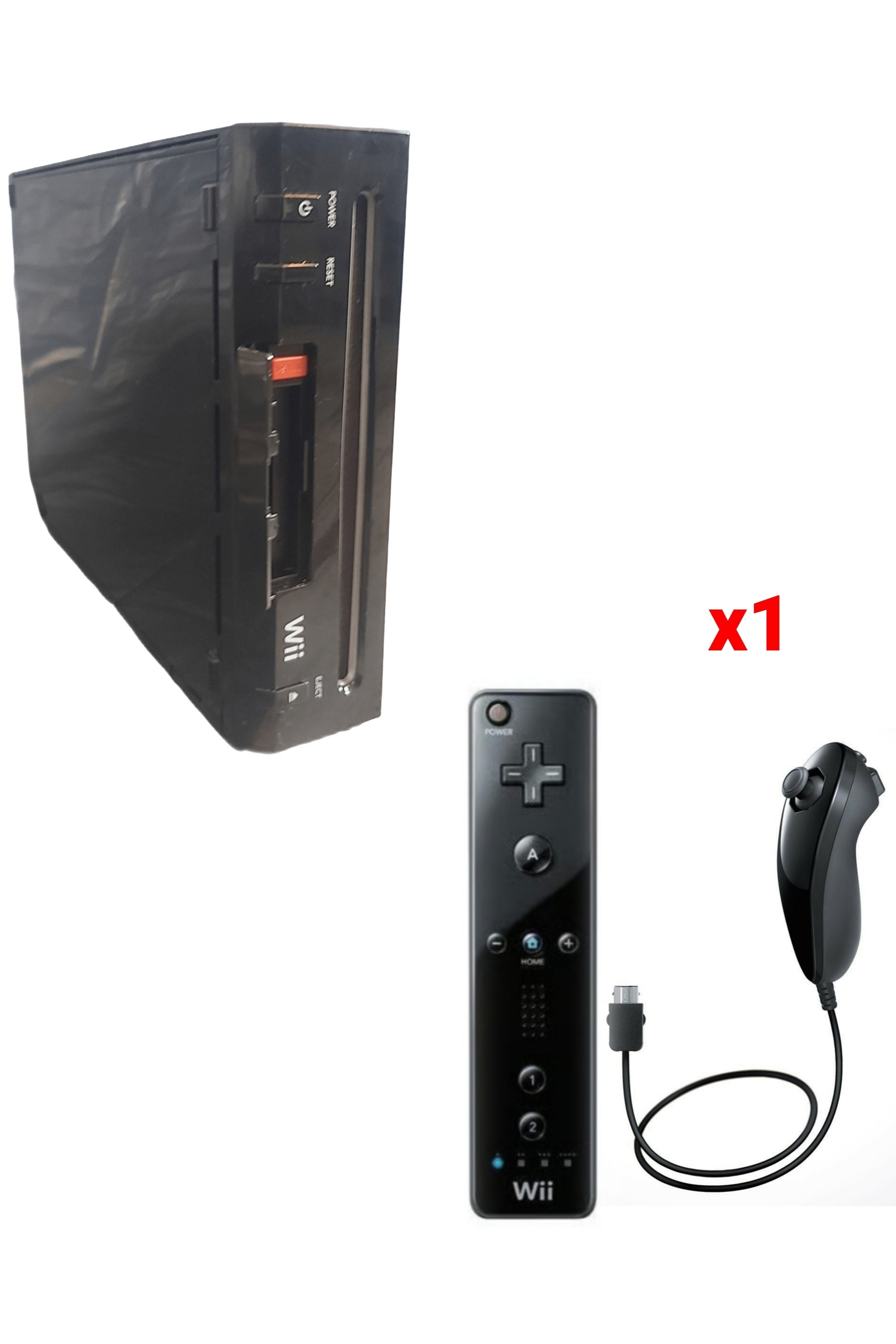 Console Nintendo WII NOIRE (Version non rétro-compatible)