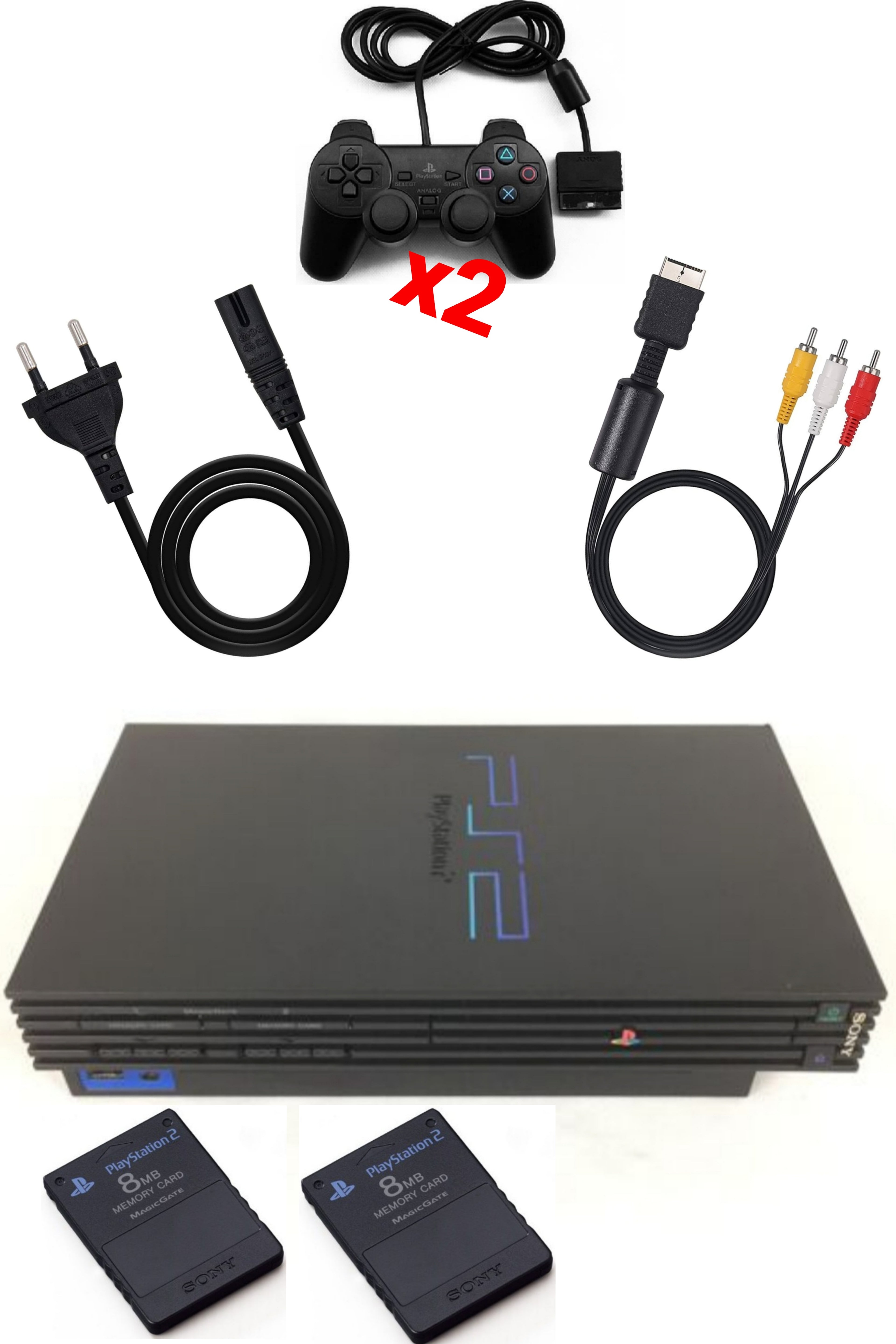 Console PlayStation 2 (PS2) FAT Noire