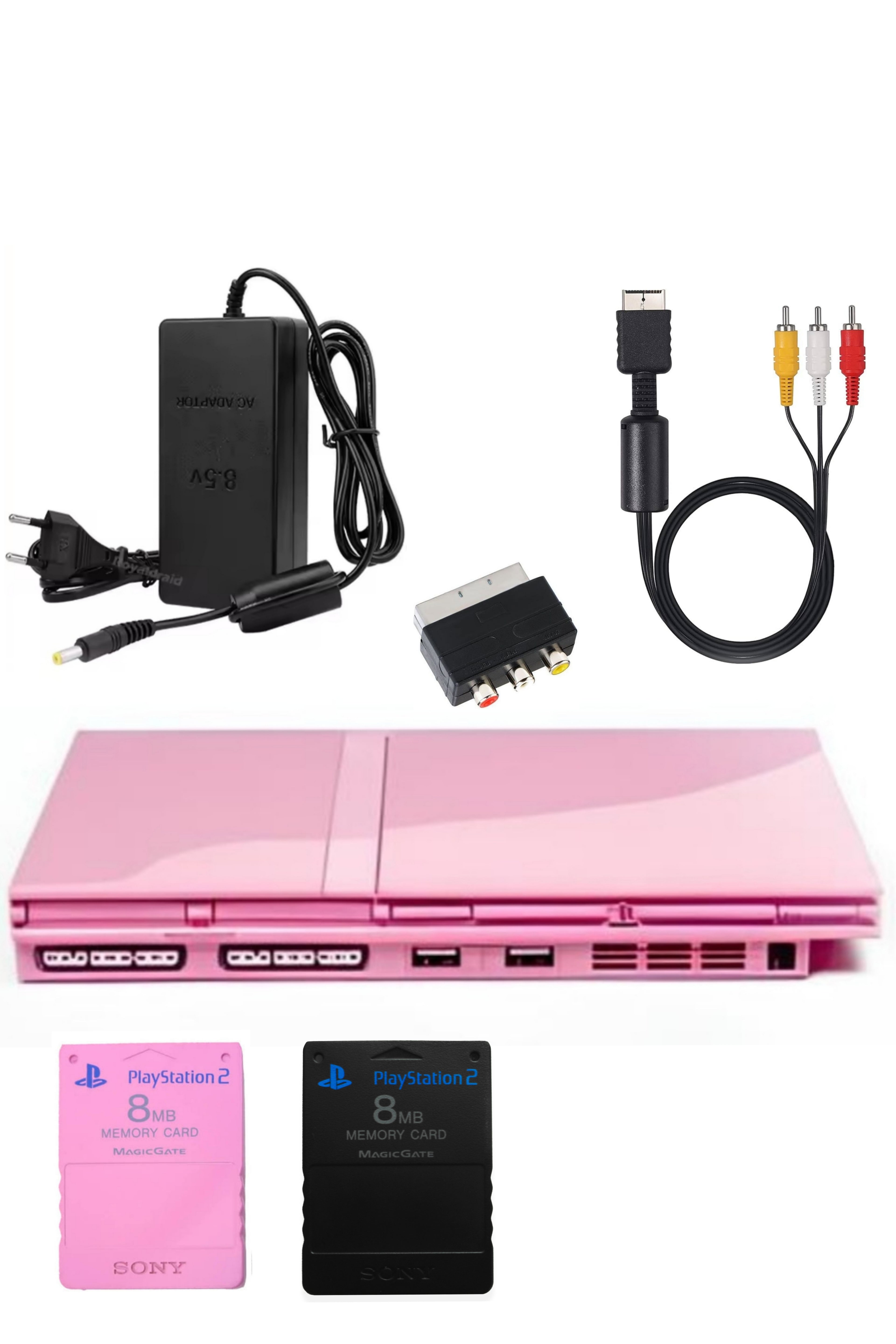 Console PlayStation 2 (PS2) SLIM Rose (Pink)