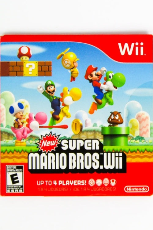Jeu Wii - Super MARIO BROS Wii (Jaquette Carrée)