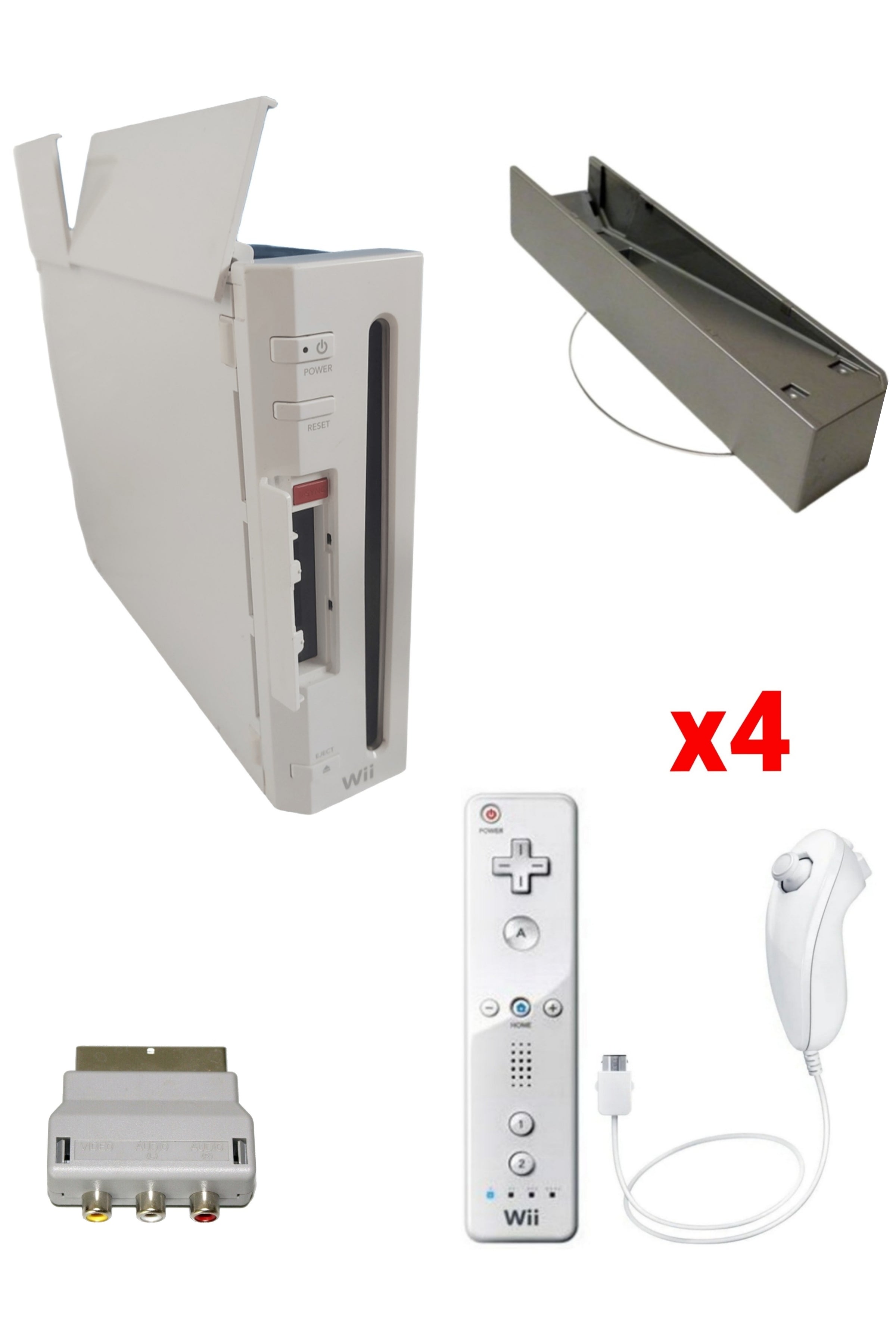 Console Nintendo WII BLANCHE (Version rétro-compatible Gamecube)