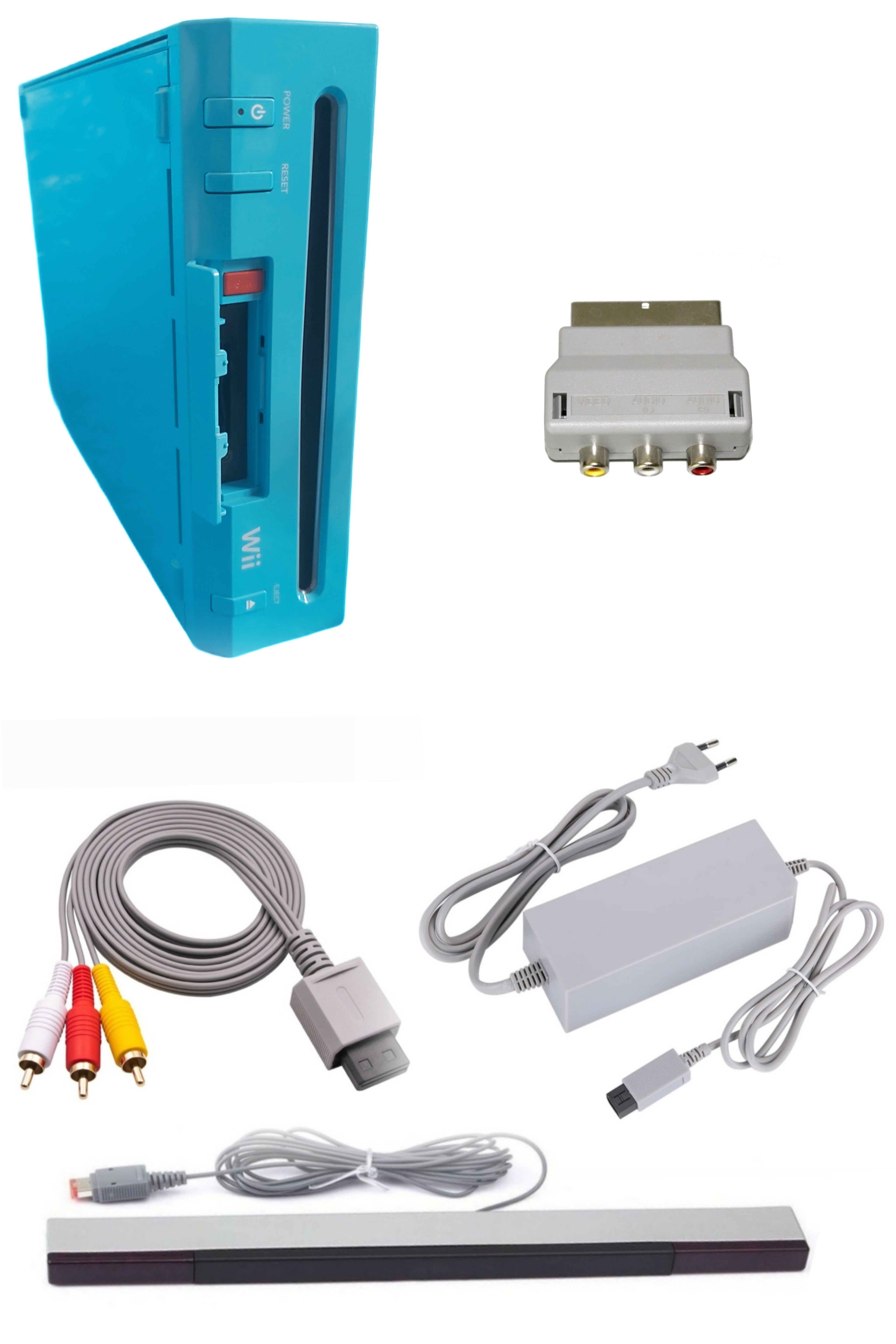 Console Nintendo WII BLEUE (Non Rétro-compatible Gamecube)