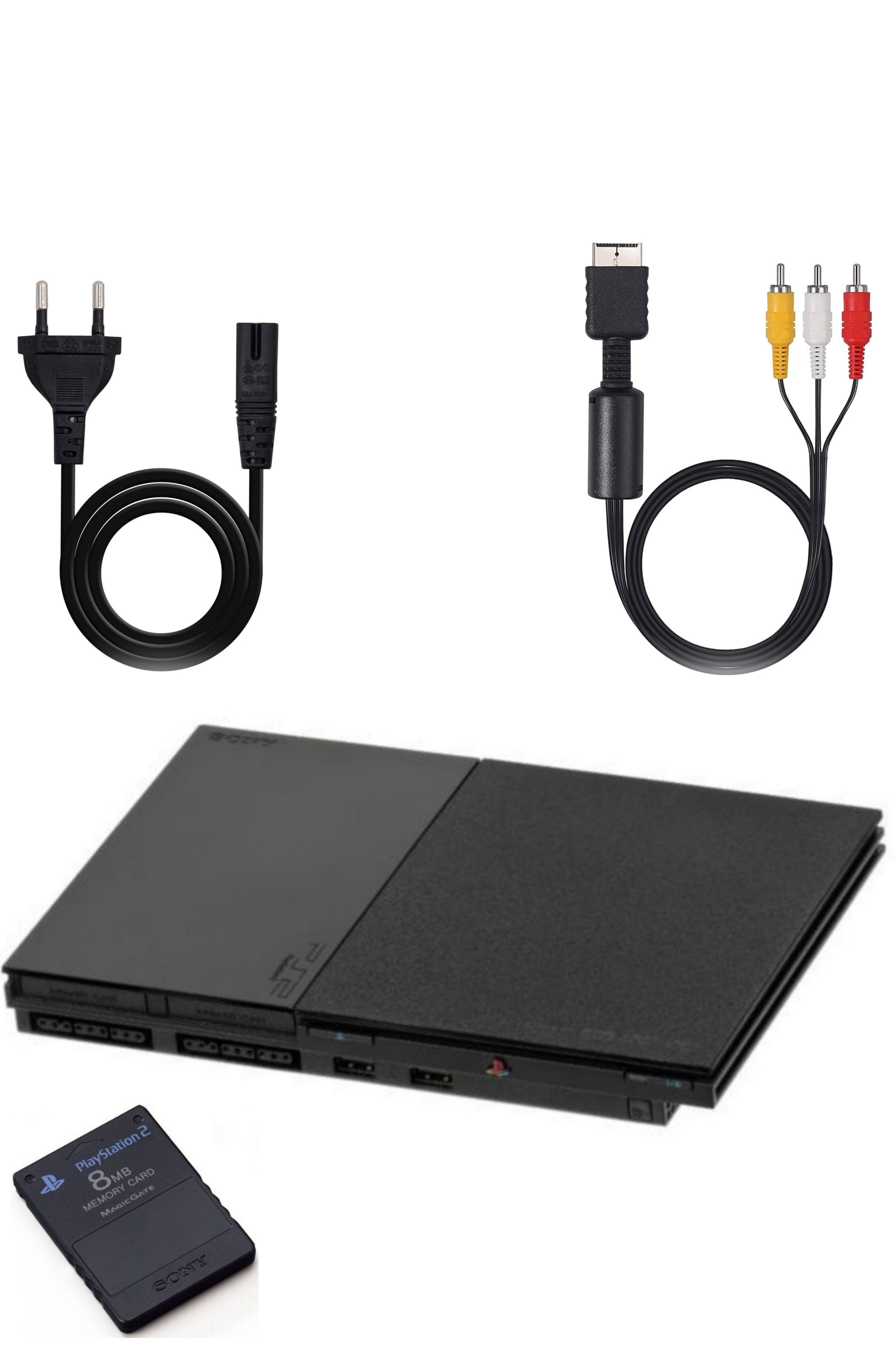 Console PlayStation 2 (PS2) SLIM Noire SATIN (V.2•90000)