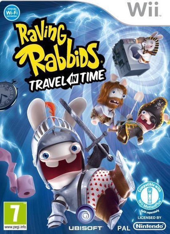 Jeu Wii : Les LAPINS CRÉTINS : RETOUR Vers Le PASSÉ (Édition Néerlandais/Français)