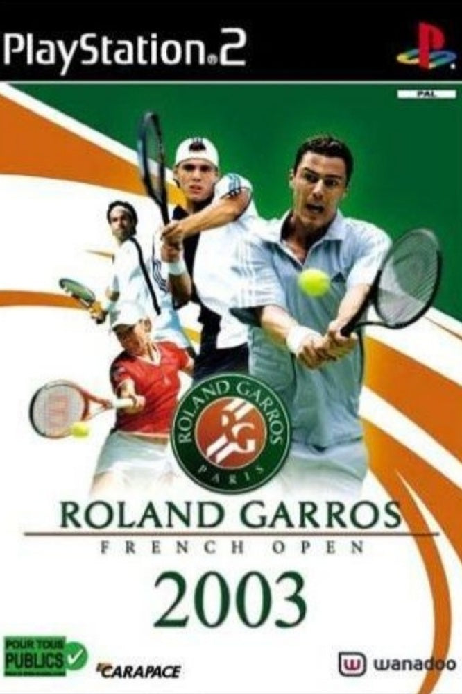 Jeu PS2 - ROLAND GARROS 2003 (Paris)