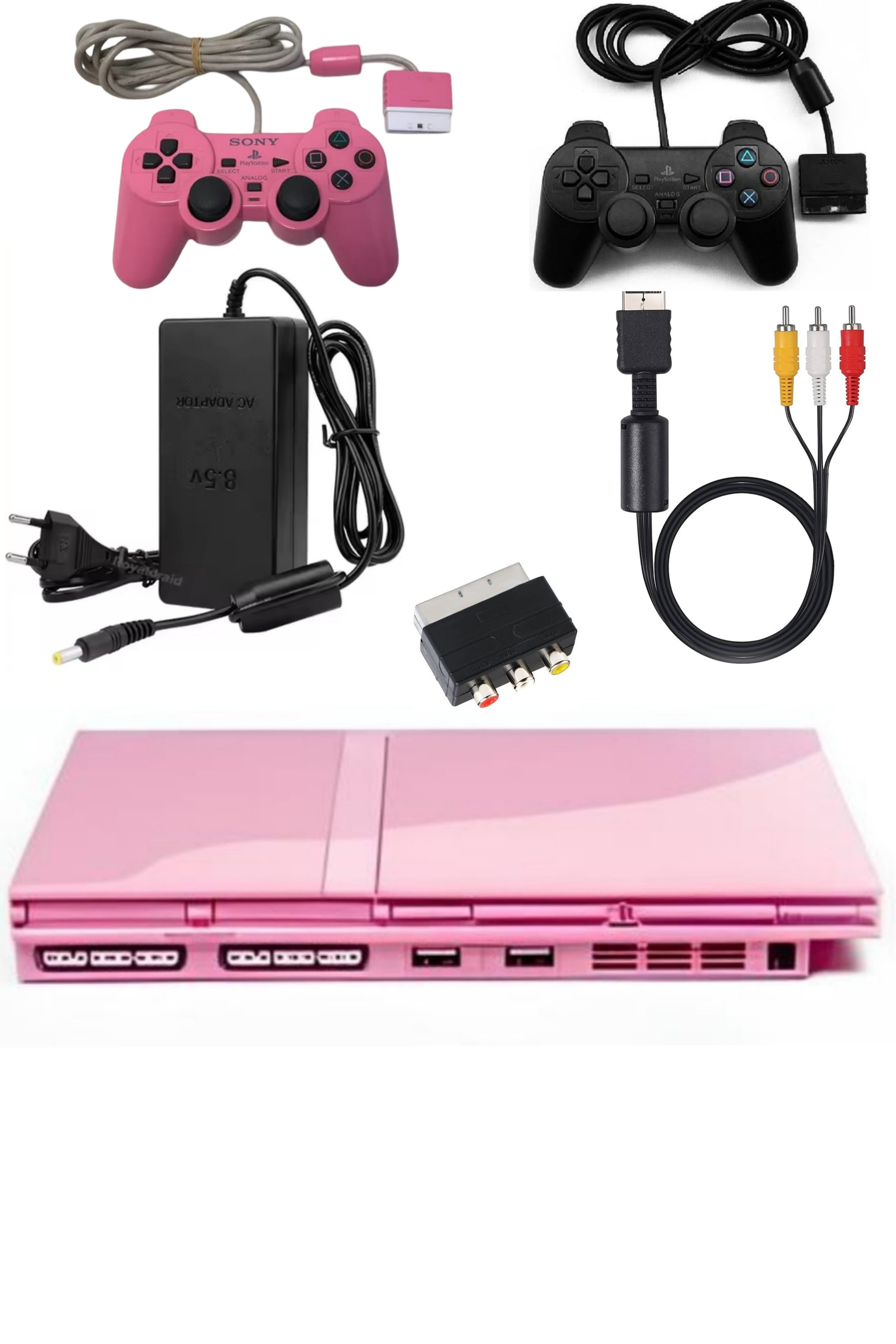 Console PlayStation 2 (PS2) SLIM Rose (Pink)