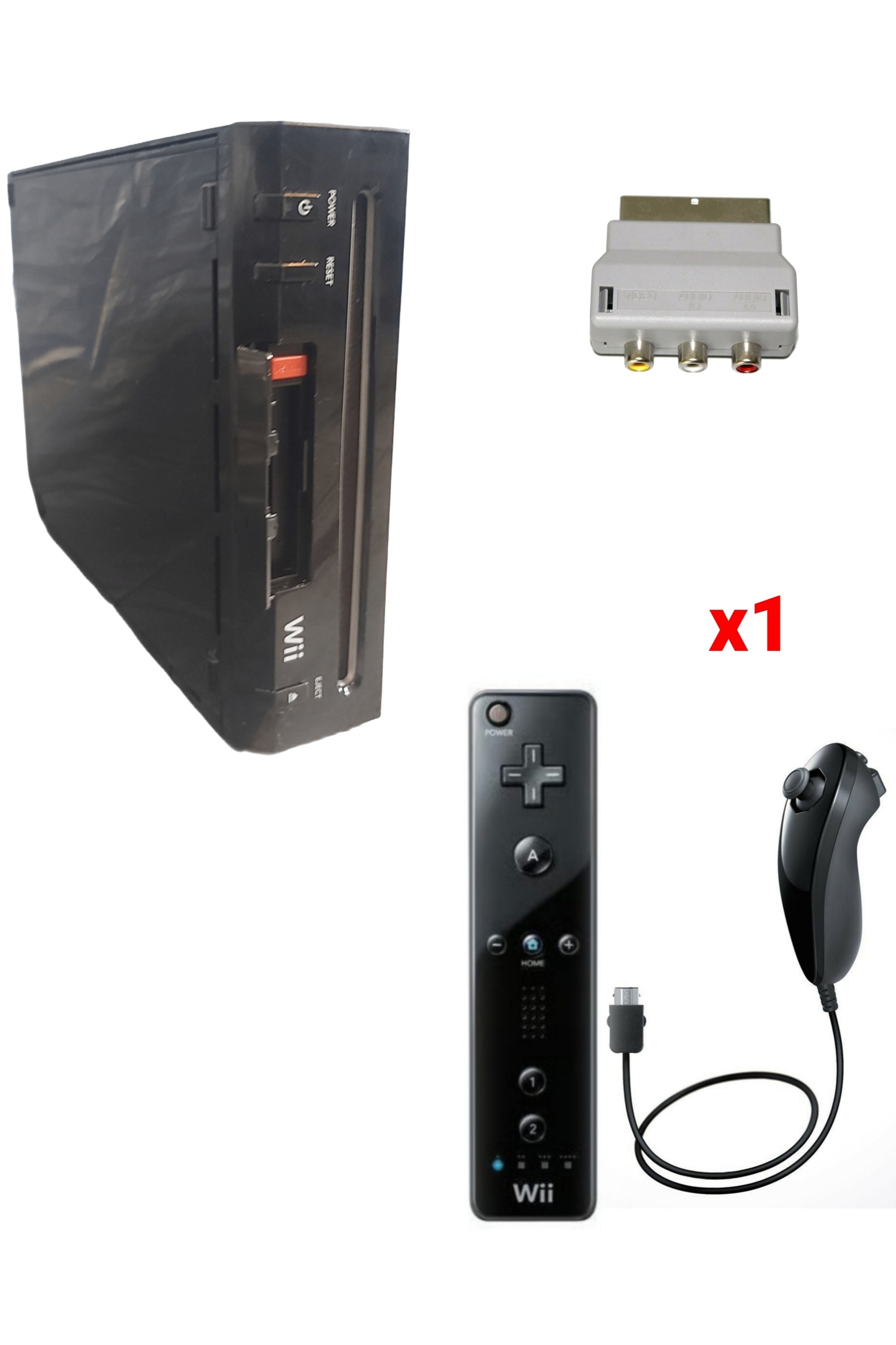 Console Nintendo WII NOIRE (Version non rétro-compatible)