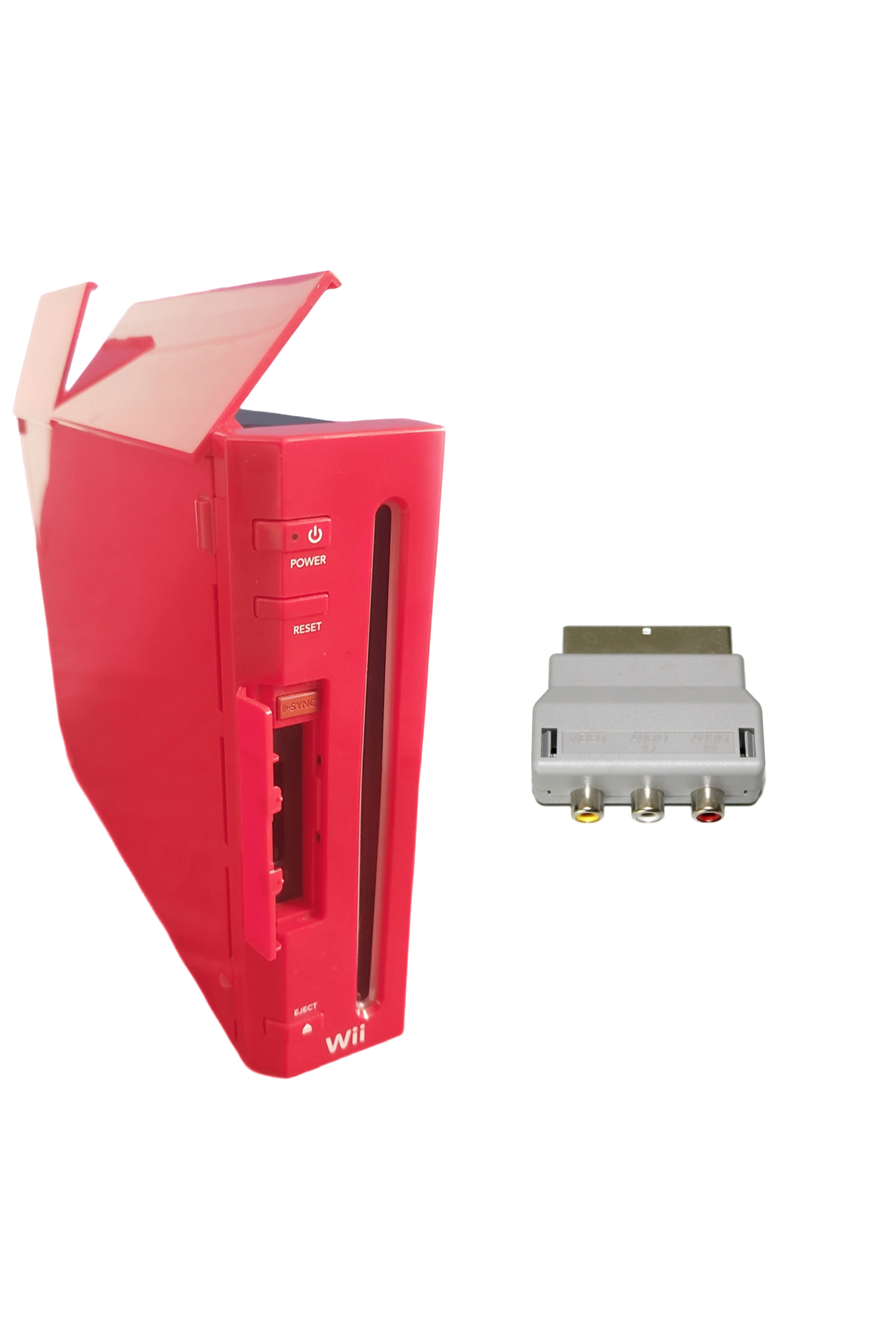 Console Nintendo WII ROUGE (Rétro-compatible Gamecube)