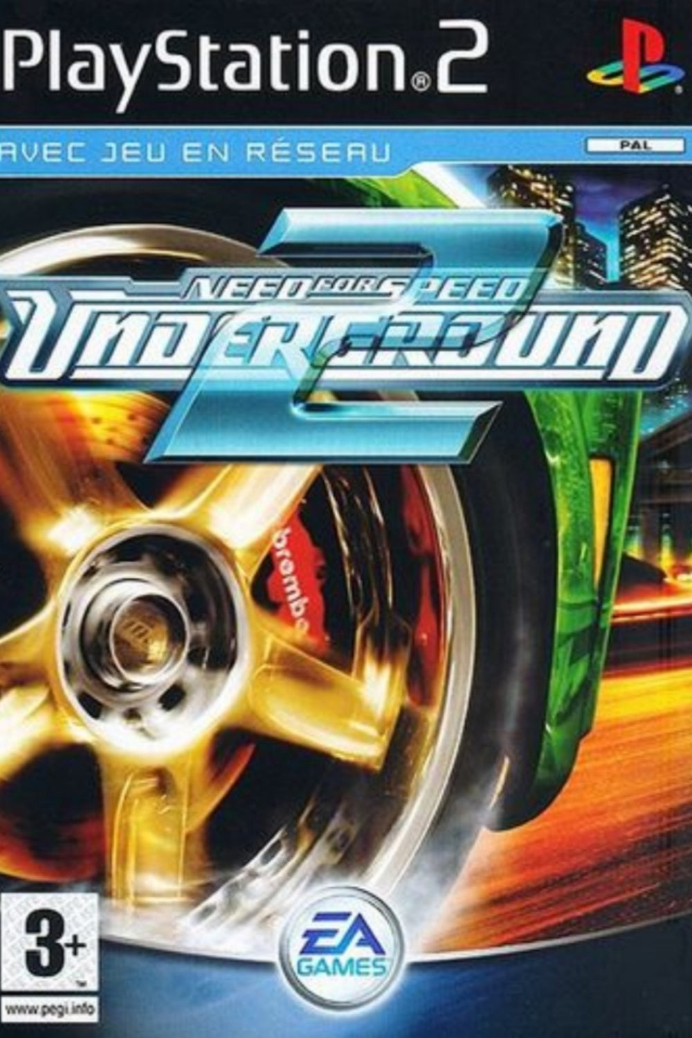 Jeu PS2 - NEED FOR SPEED : UNDERGROUND 2