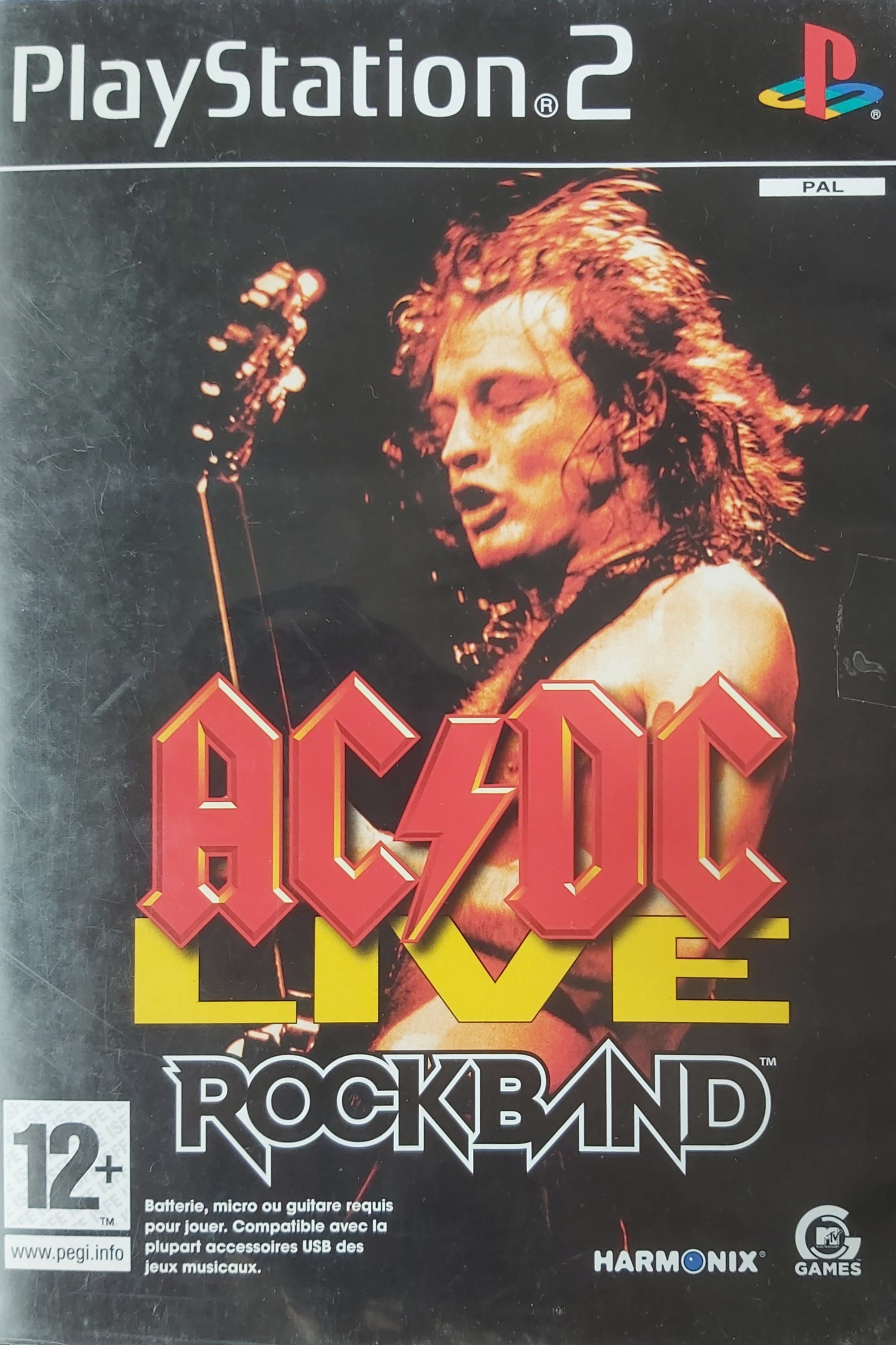 Jeu PS2 - ROCK BAND : ACDC Live